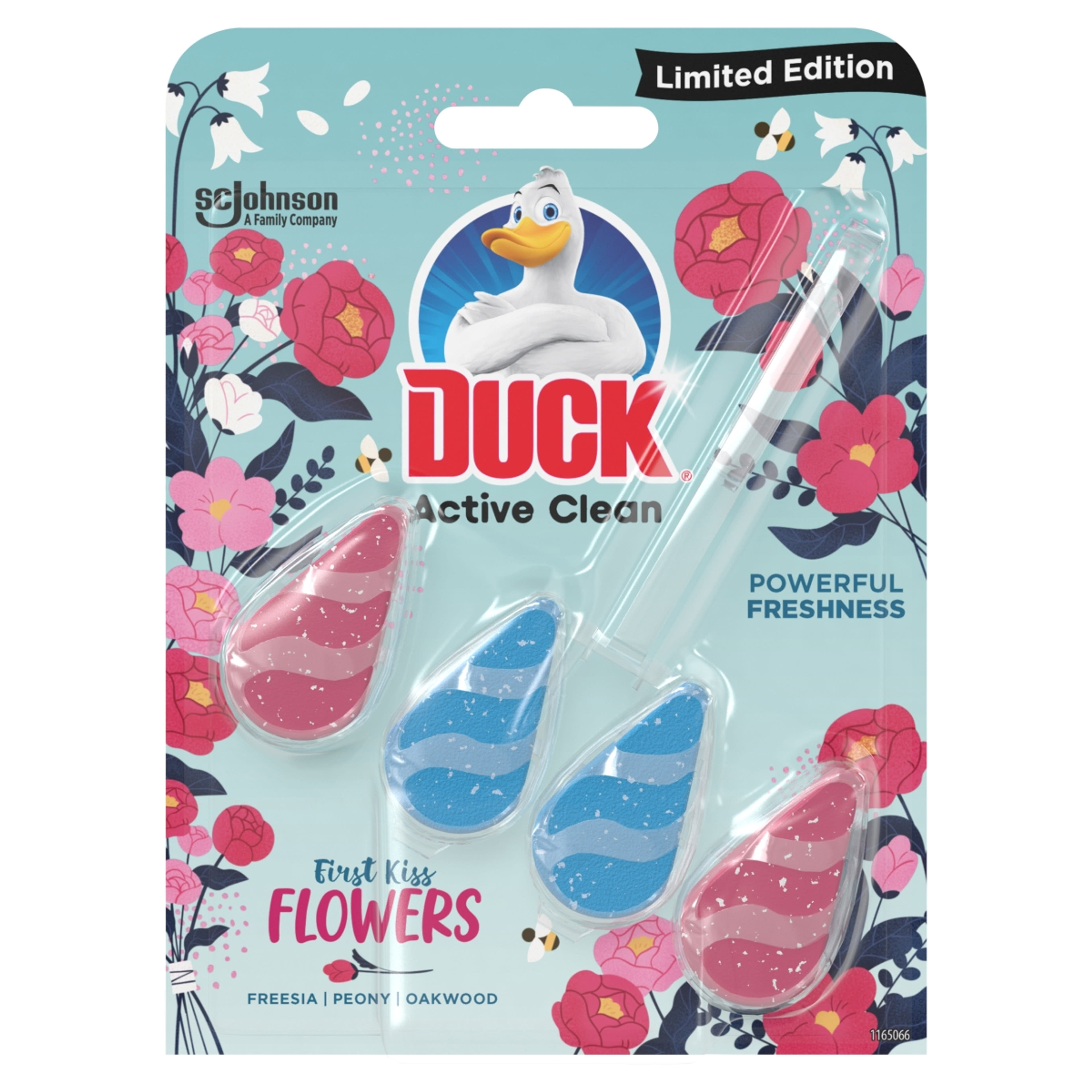 Duck Active Clean Rud Flowers WC öblítő - 38 g