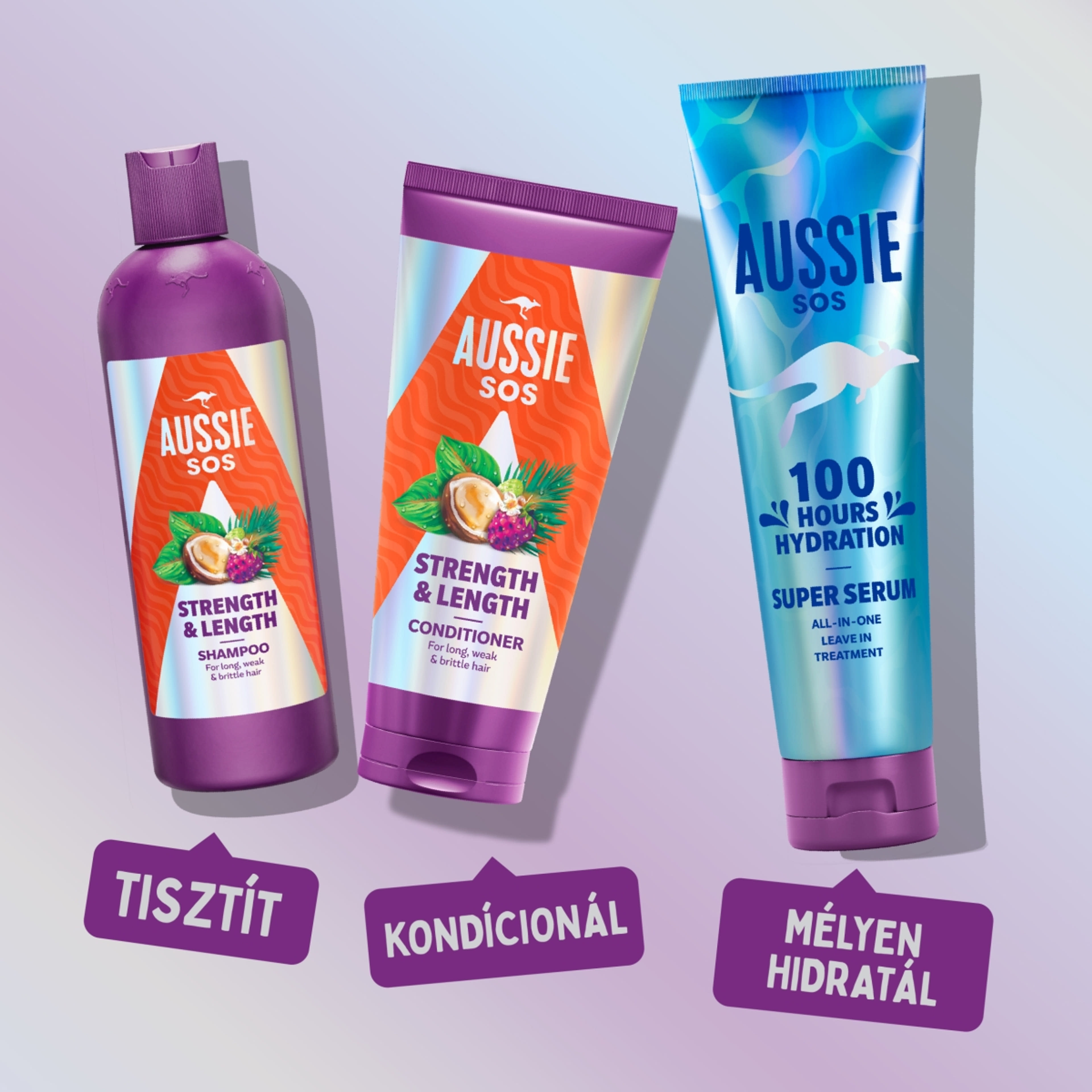 Aussie SOS Strength & Length balzsam - 200 ml-3