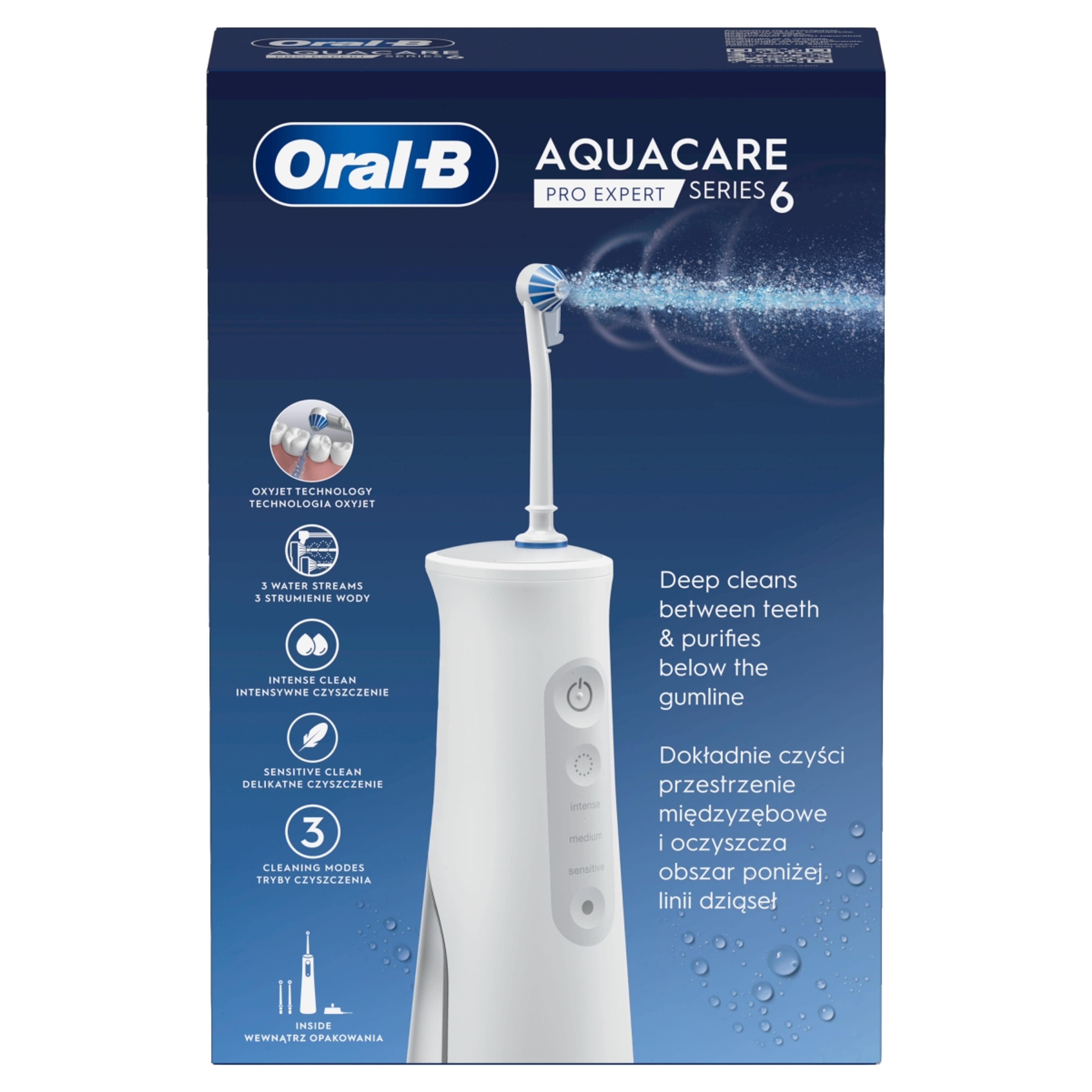 Oral-B aquacare 6 pro expert elektromos szájzuhany - 1 db-2