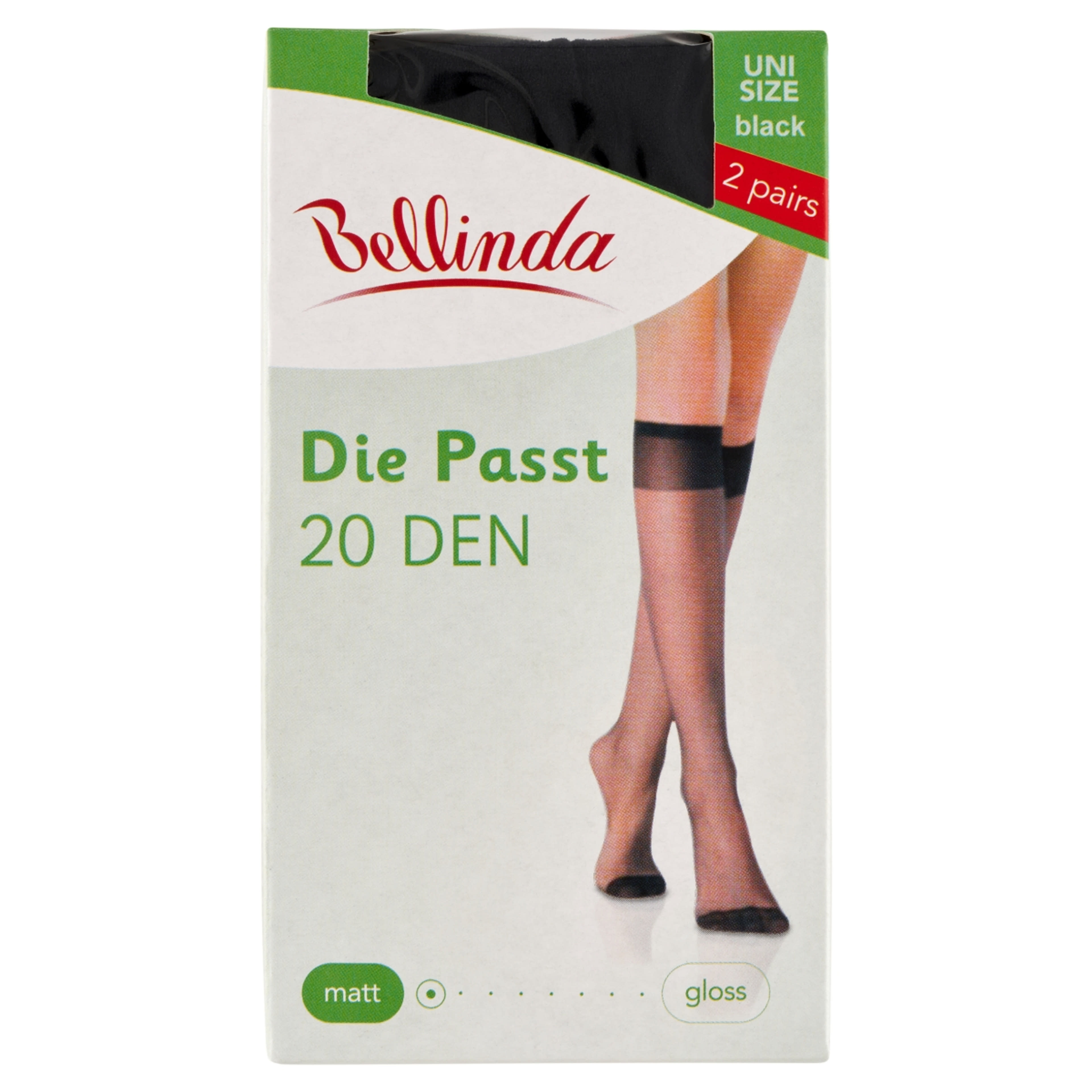 Bellinda die passt 20 térdfix fekete - 2 db