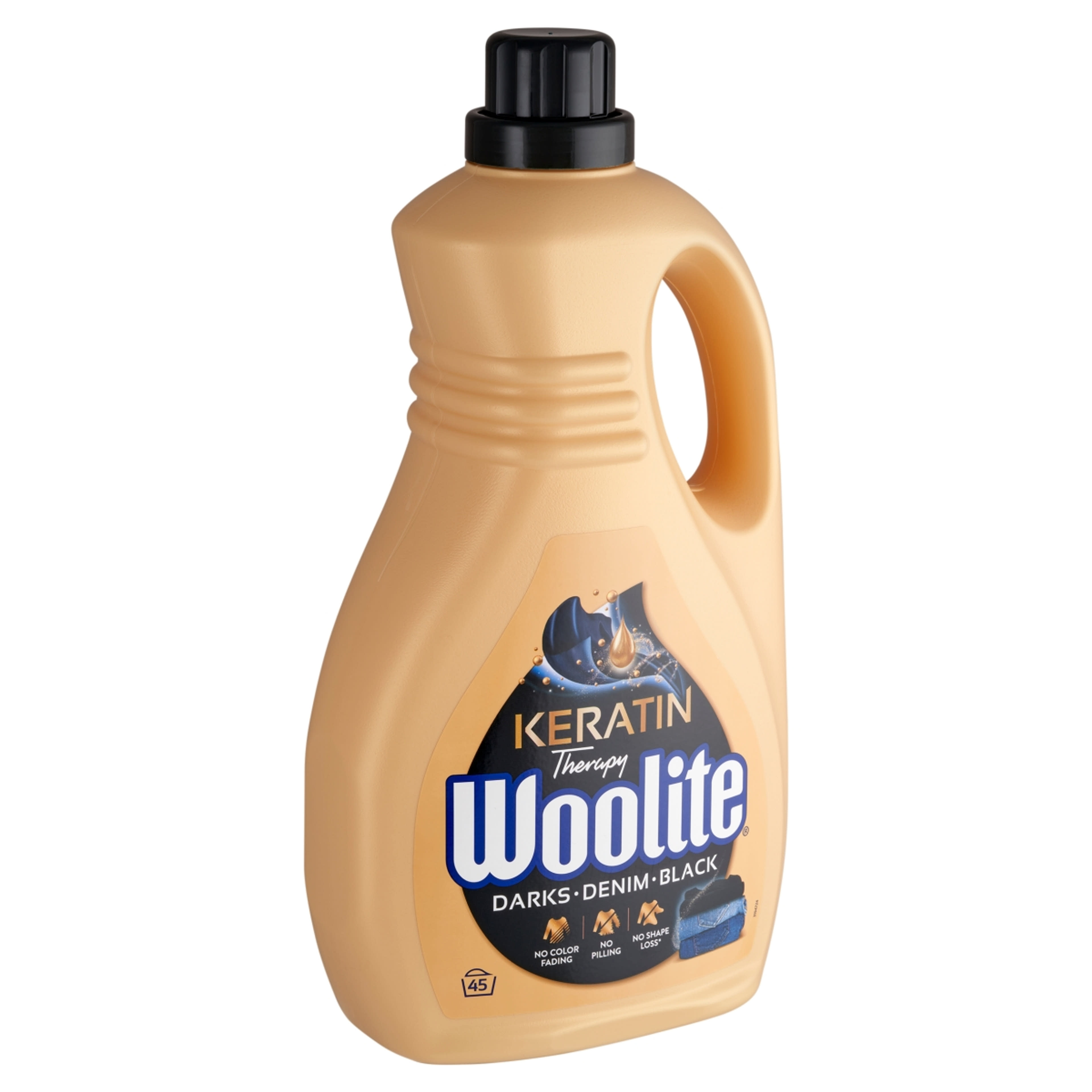 Woolite Keratin Therapy folyékony mosószer keratinnal sötét ruhákhoz 45 mosás - 2700 ml-2