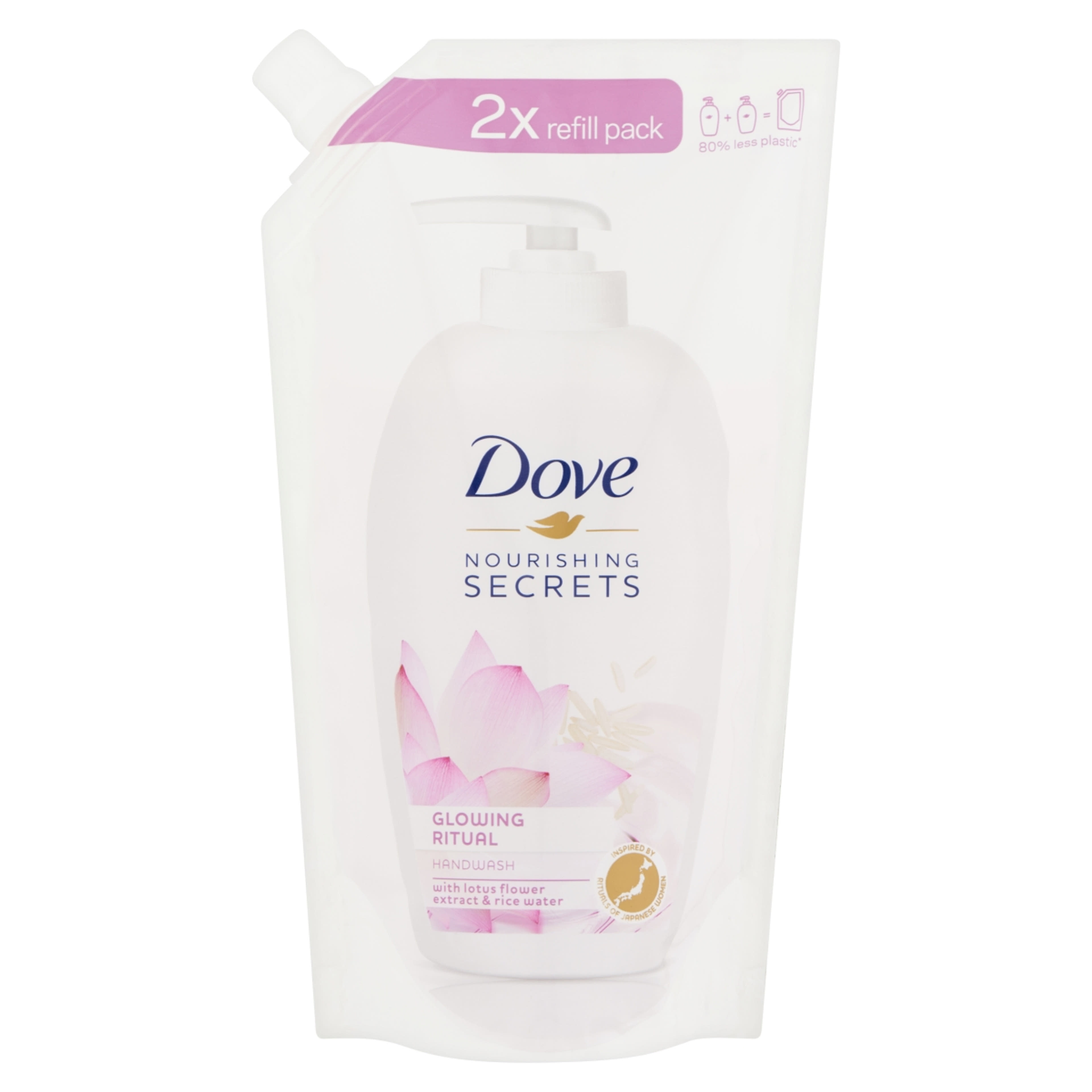 Dove folyékony szappan utántöltő Glowing - 500 ml