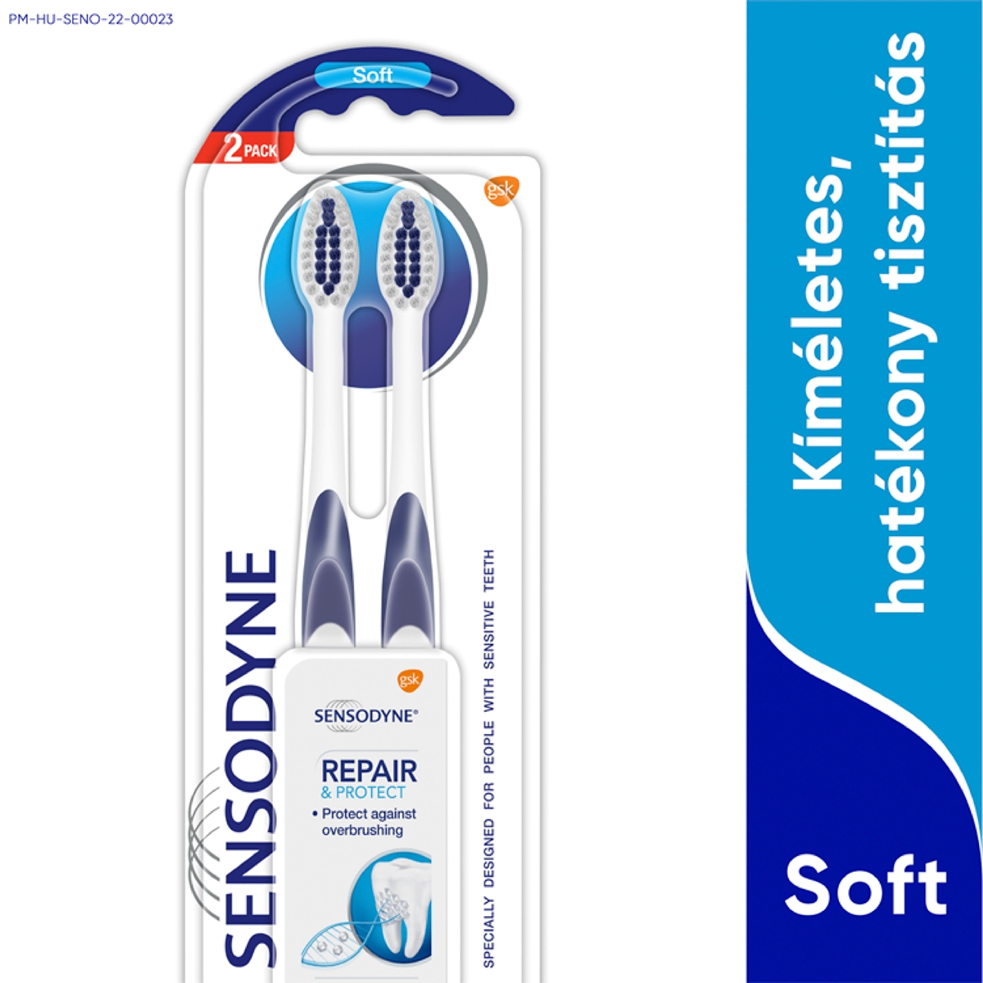 Sensodyne Repair & Protect Soft Duopack fogkefe - 2 db