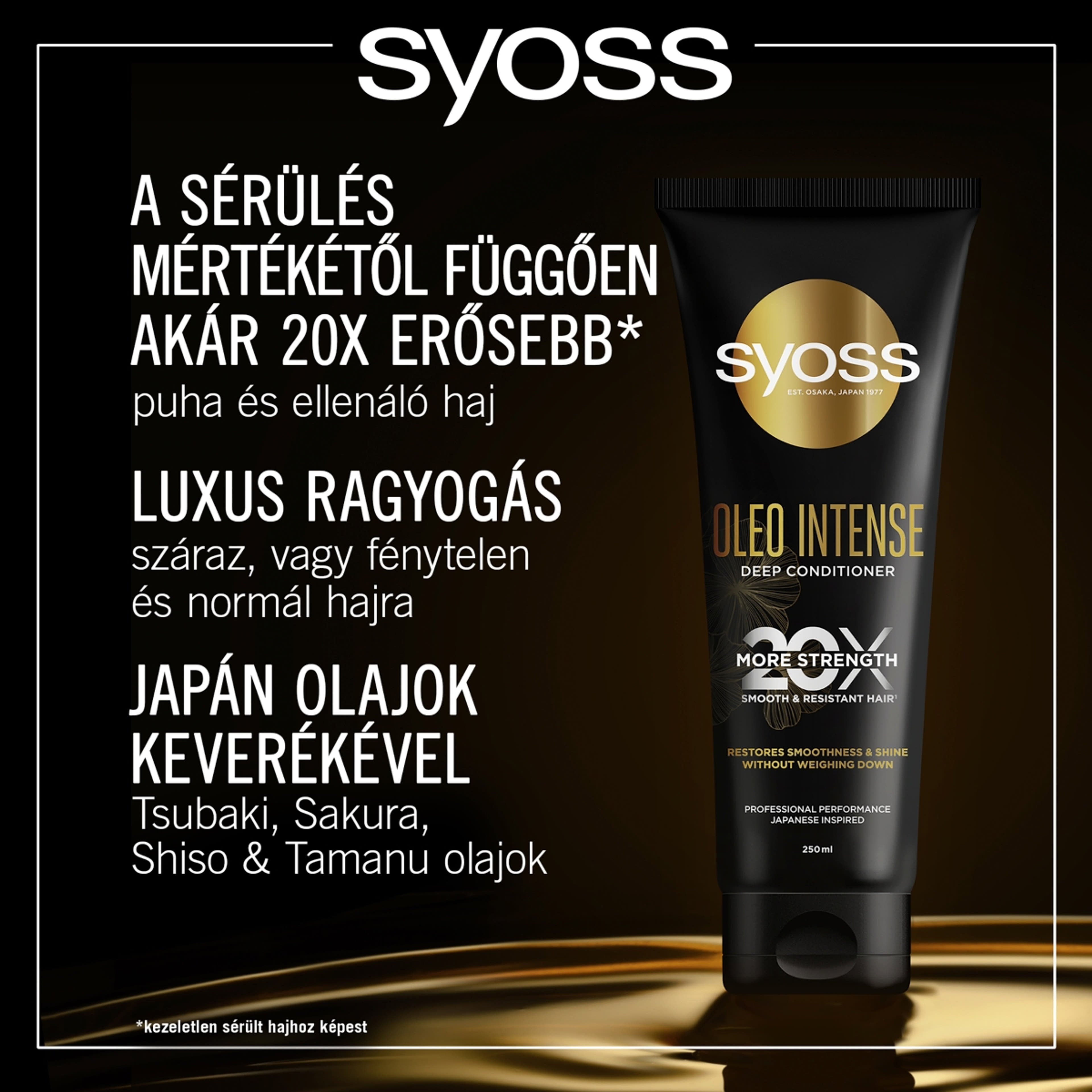 Syoss Oleo Intense intenzív hajbalzsam - 250 ml-3