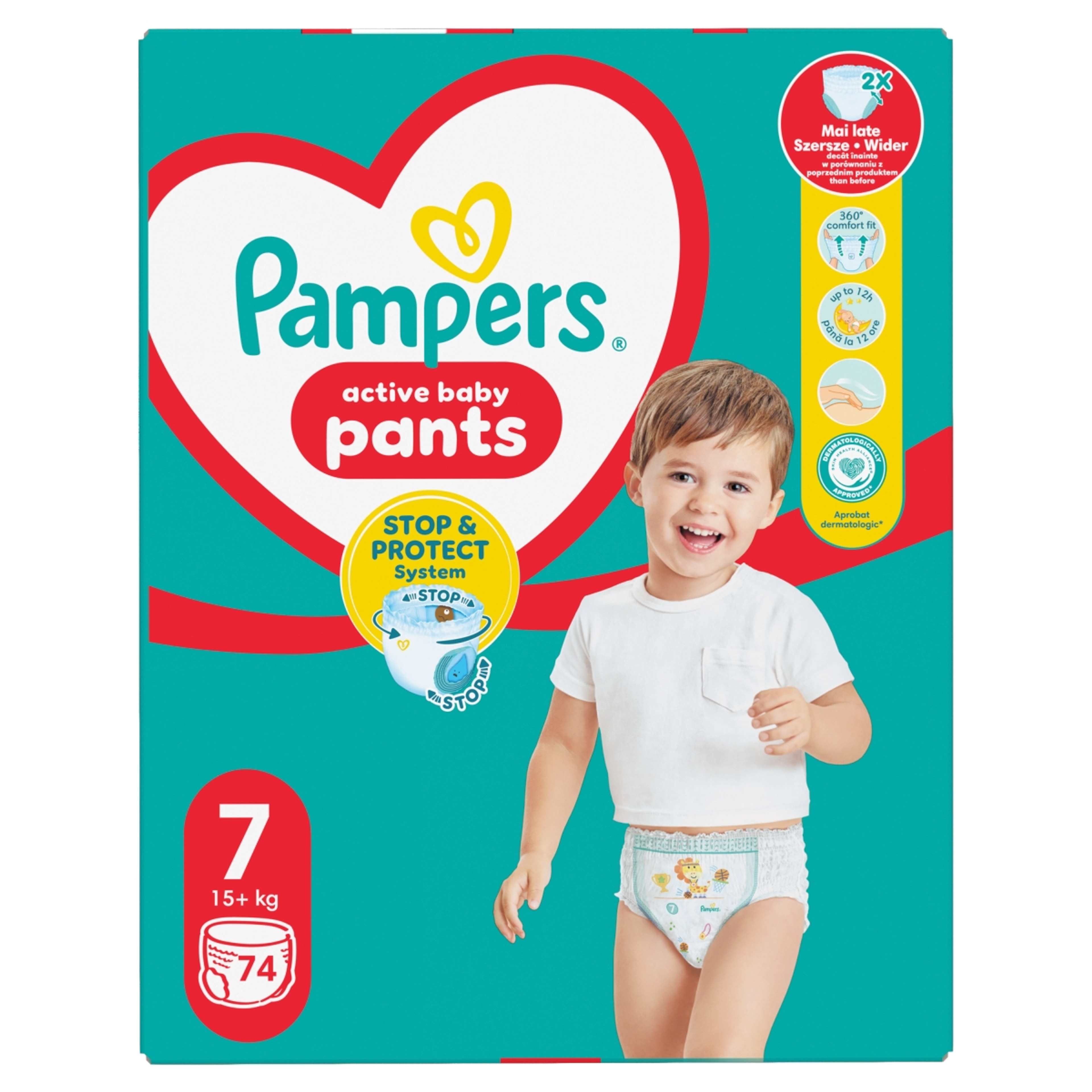Pampers Pants mega pack+ 7-es 17+ kg - 74 db-3