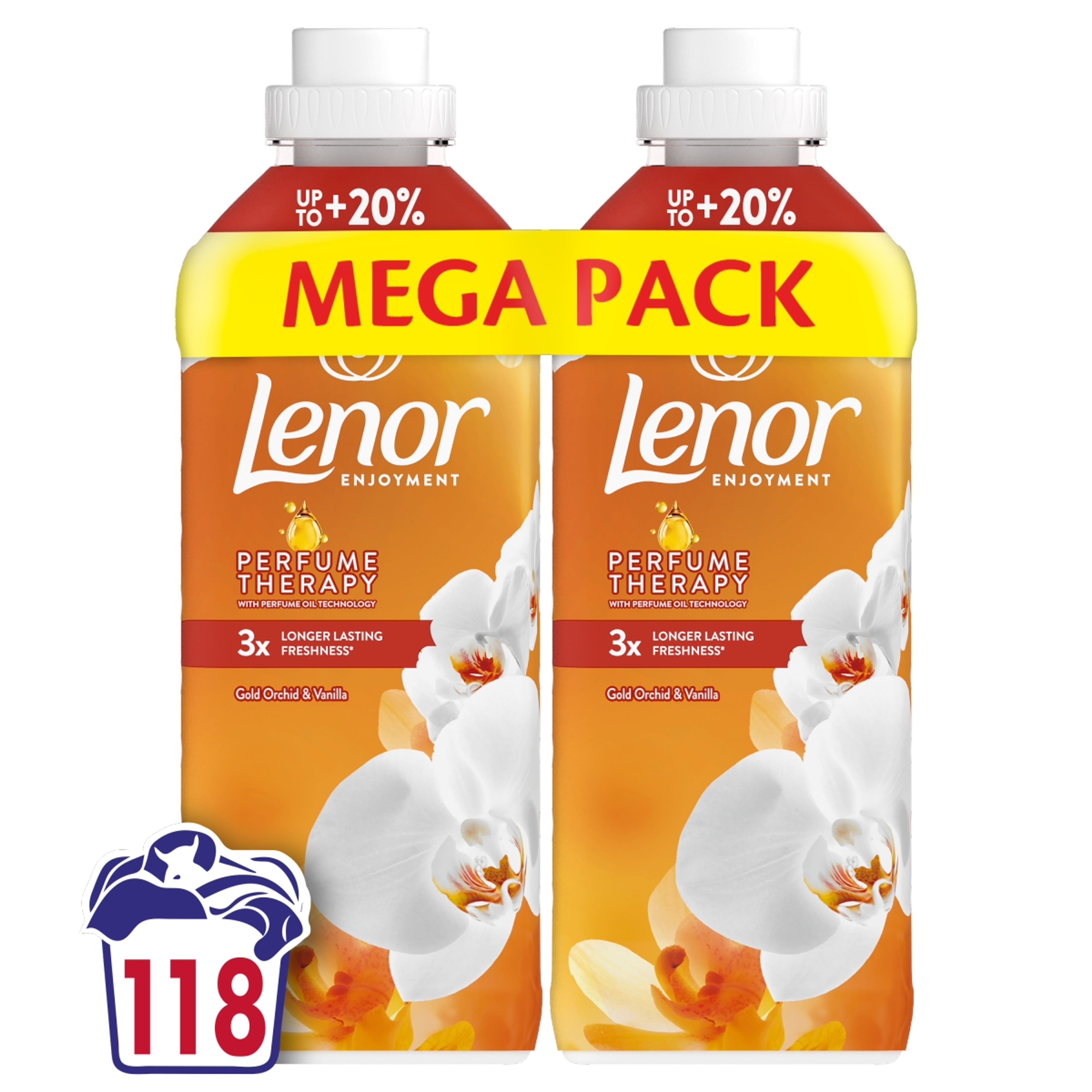 Lenor Gold Orchid öblítő duo 118 mosáshoz - 2478 ml-8