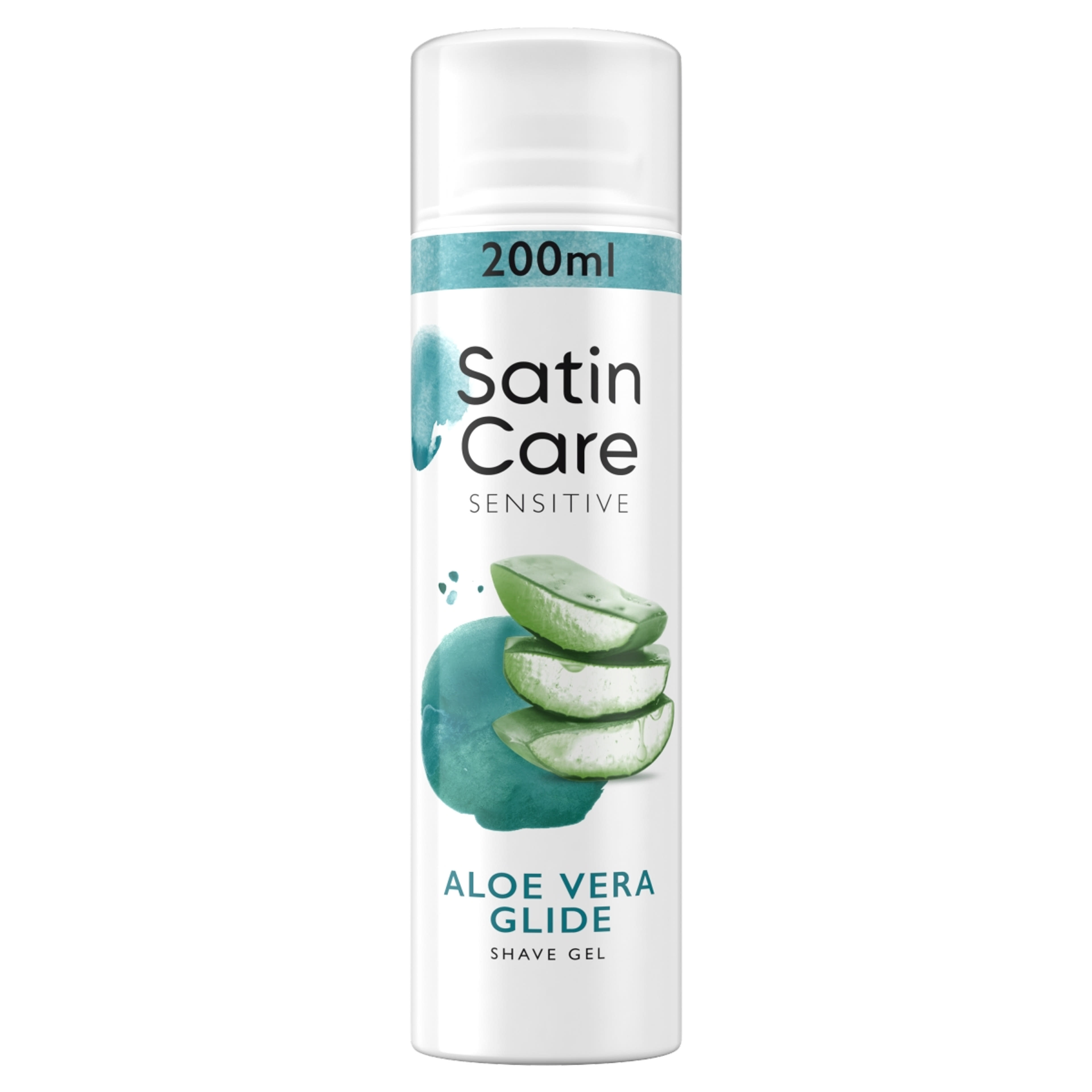 Gillette Satin Care borotvazselé érzékeny borre aloe verával - 200 ml