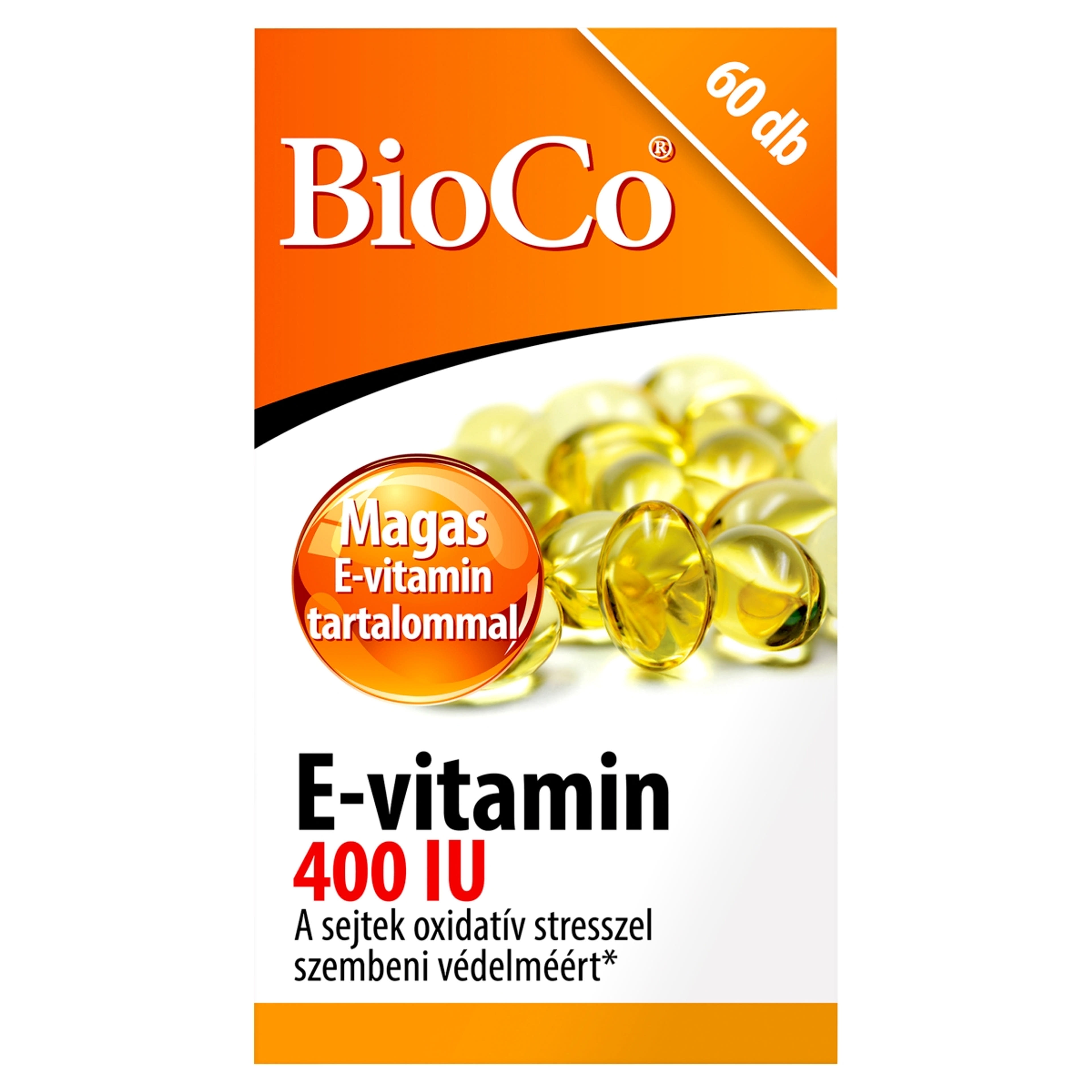 Bioco E-vitamin 400 IU étrend-kiegészítő kapszula - 60 db-1