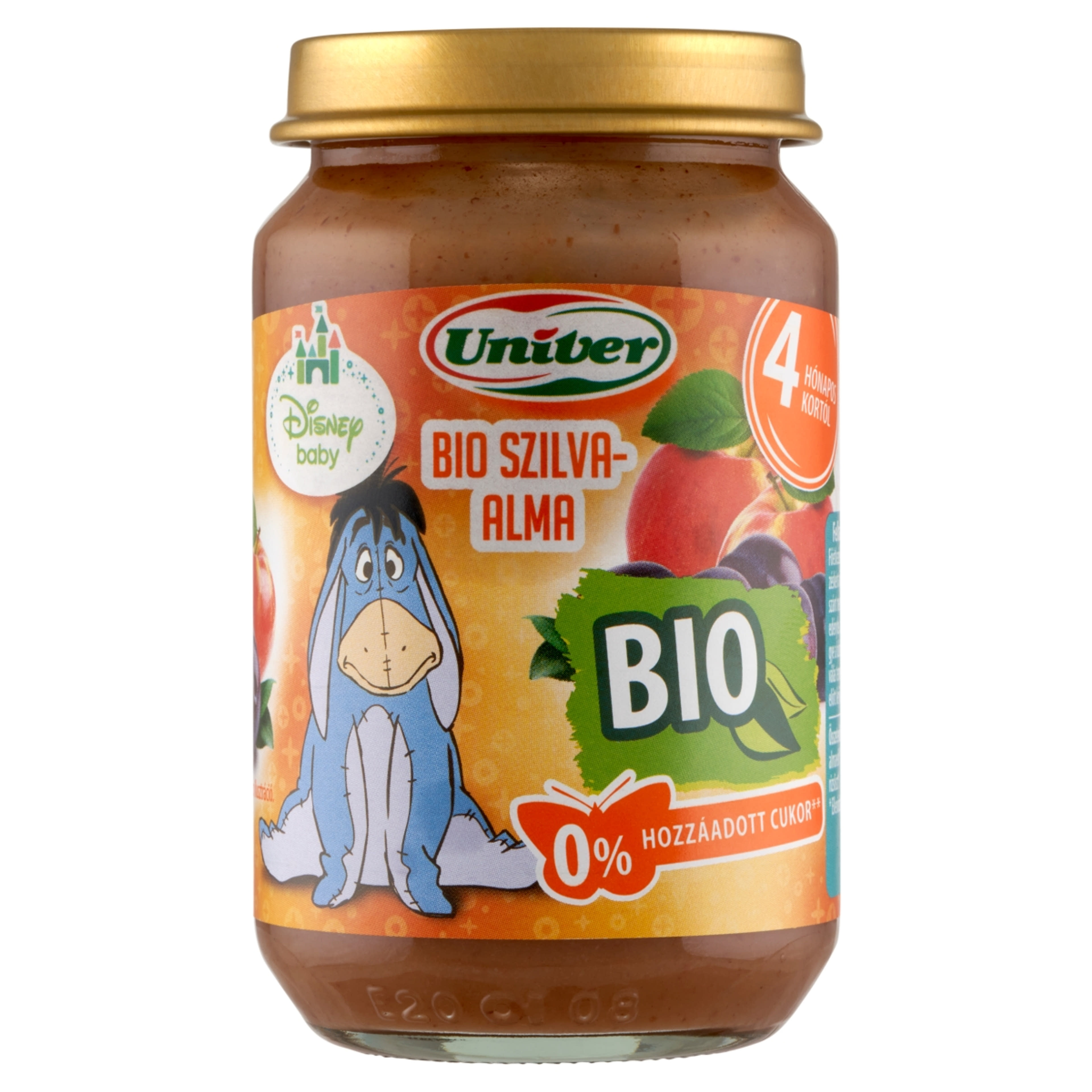 Univer Bébiétel Szilva- Alma Ízesítéssel 4 Hónapos Kortól - 163 g
