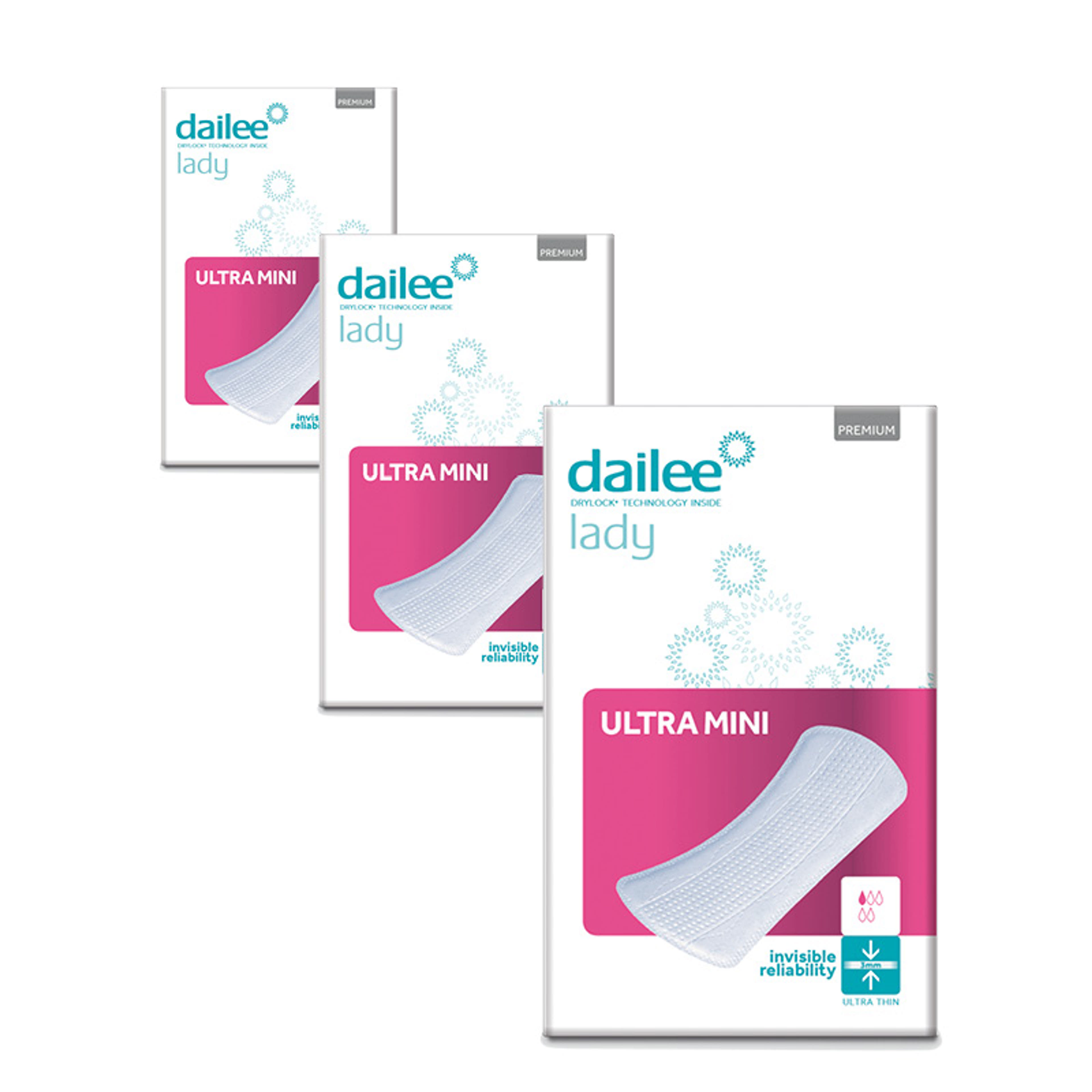 Dailee Lady Premium Ultra Mini inkontinencia betét csomag-1