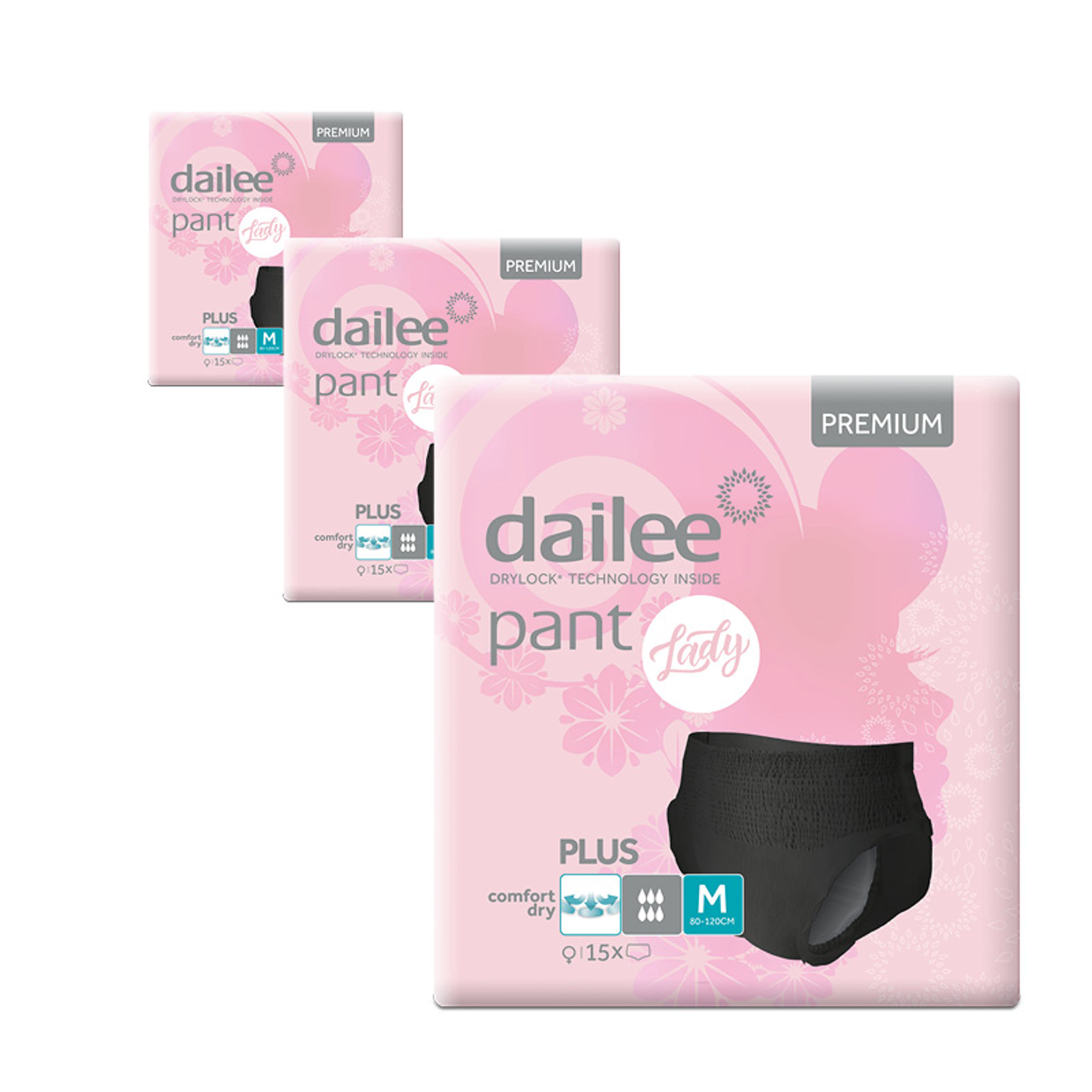 Dailee Pant Premium Lady Plus inkontinencia nadrág csomag M-es méret