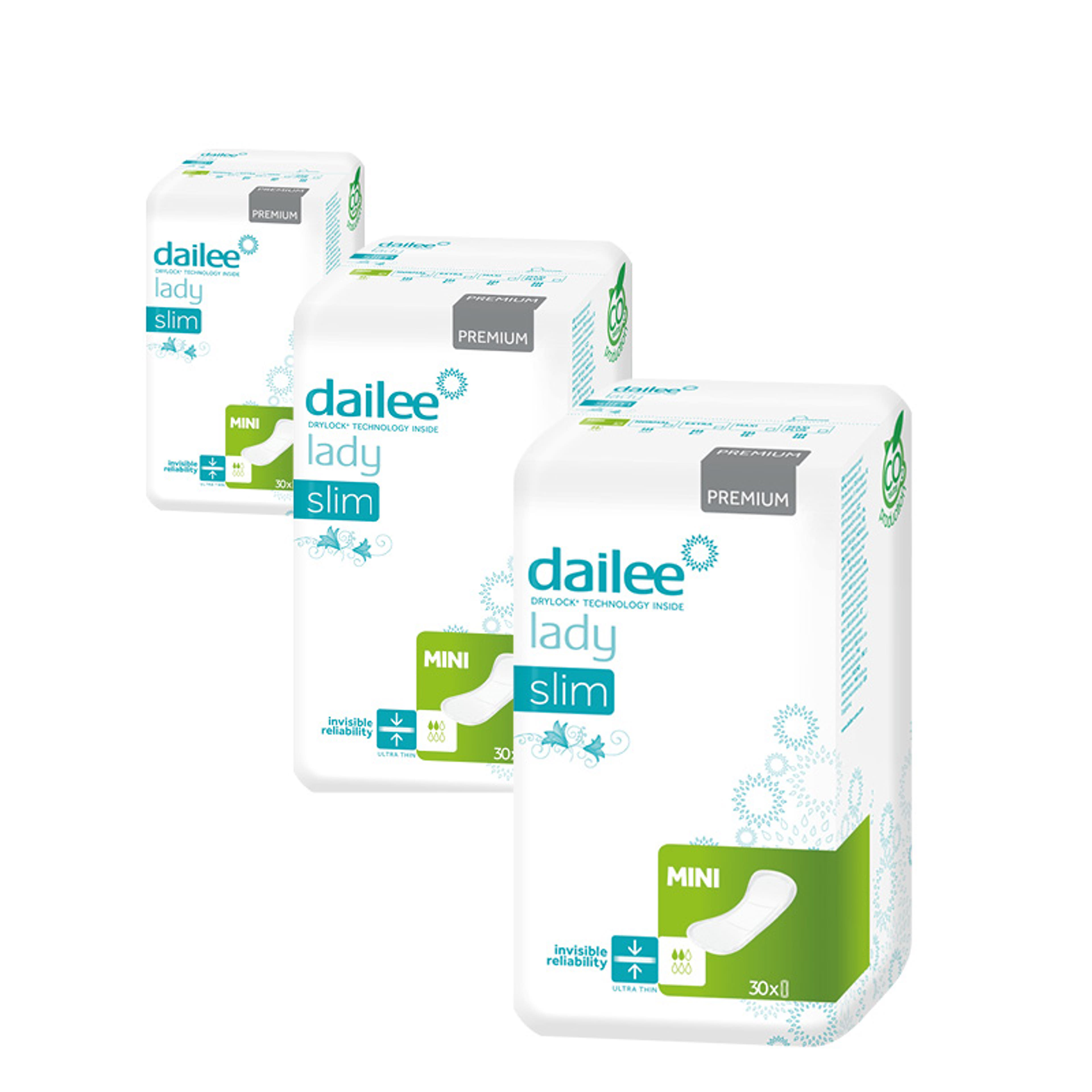 Dailee Lady Premium Slim Mini inkontinencia betét csomag