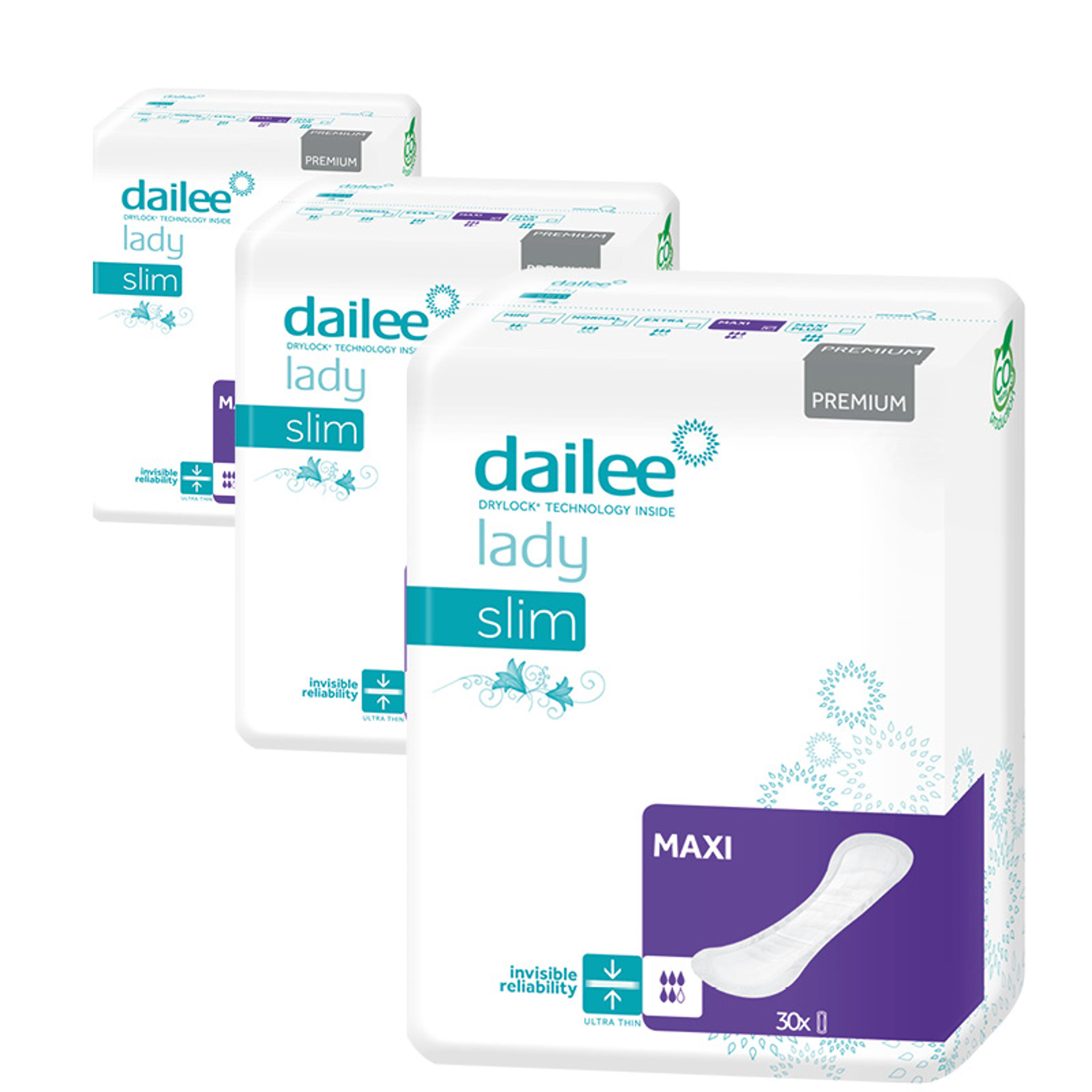 Dailee Lady Premium Slim Maxi inkontinencia betét csomag