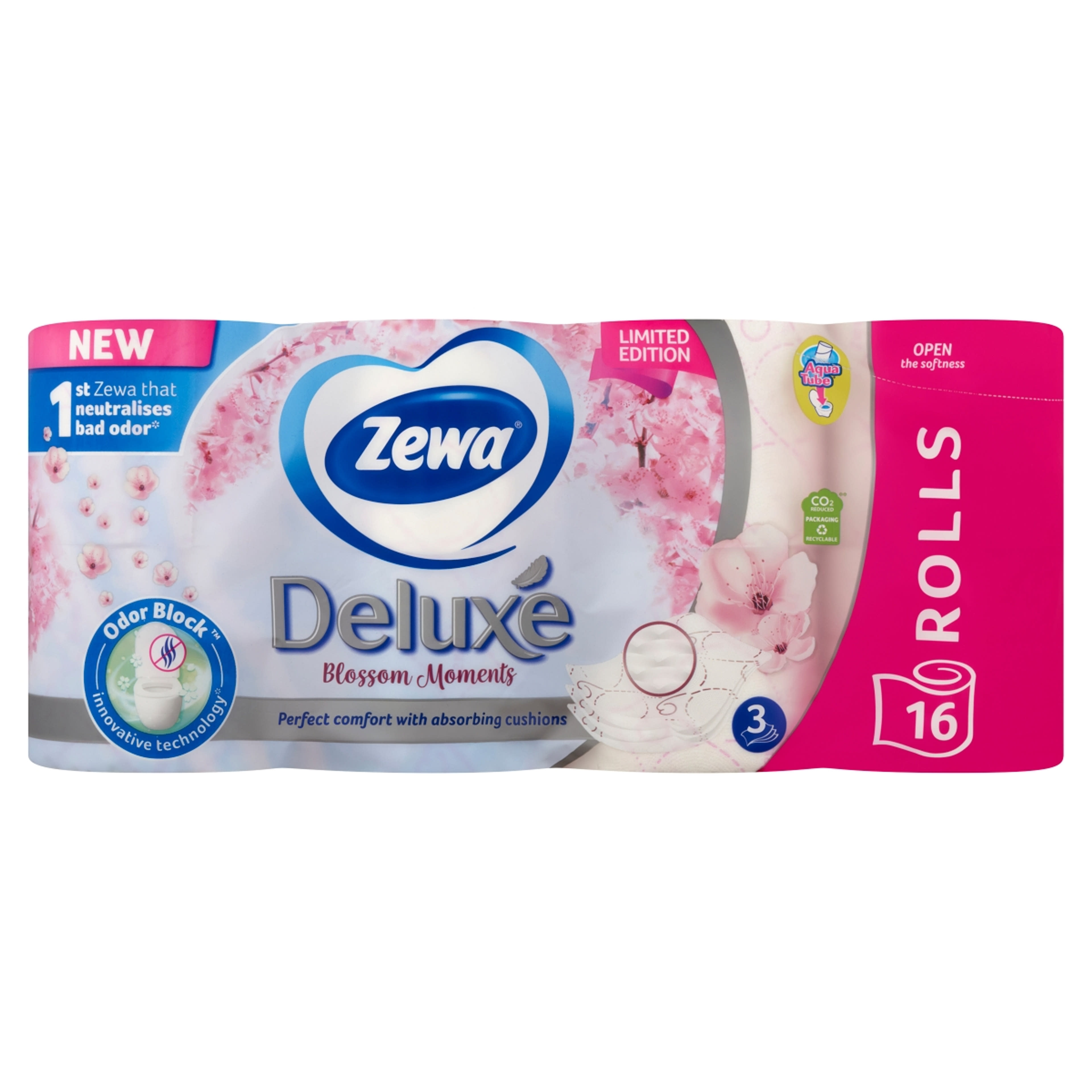Zewa Deluxe Blossom Moments toalettpapír 3 rétegű - 16 db-1