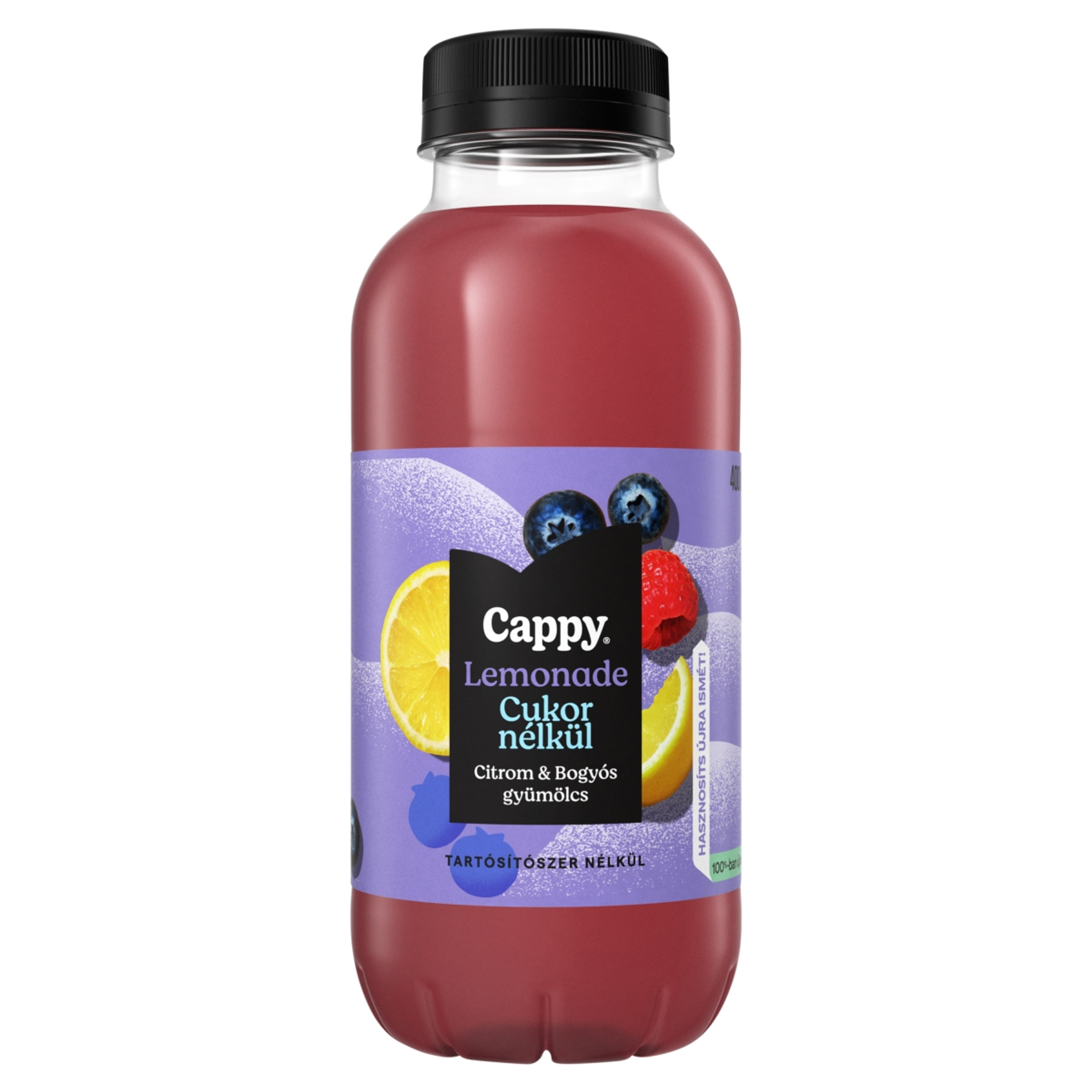 Cappy Lemonade szénsavmentes bogyósgyümölcsízű citromos üdítőital - 400 ml