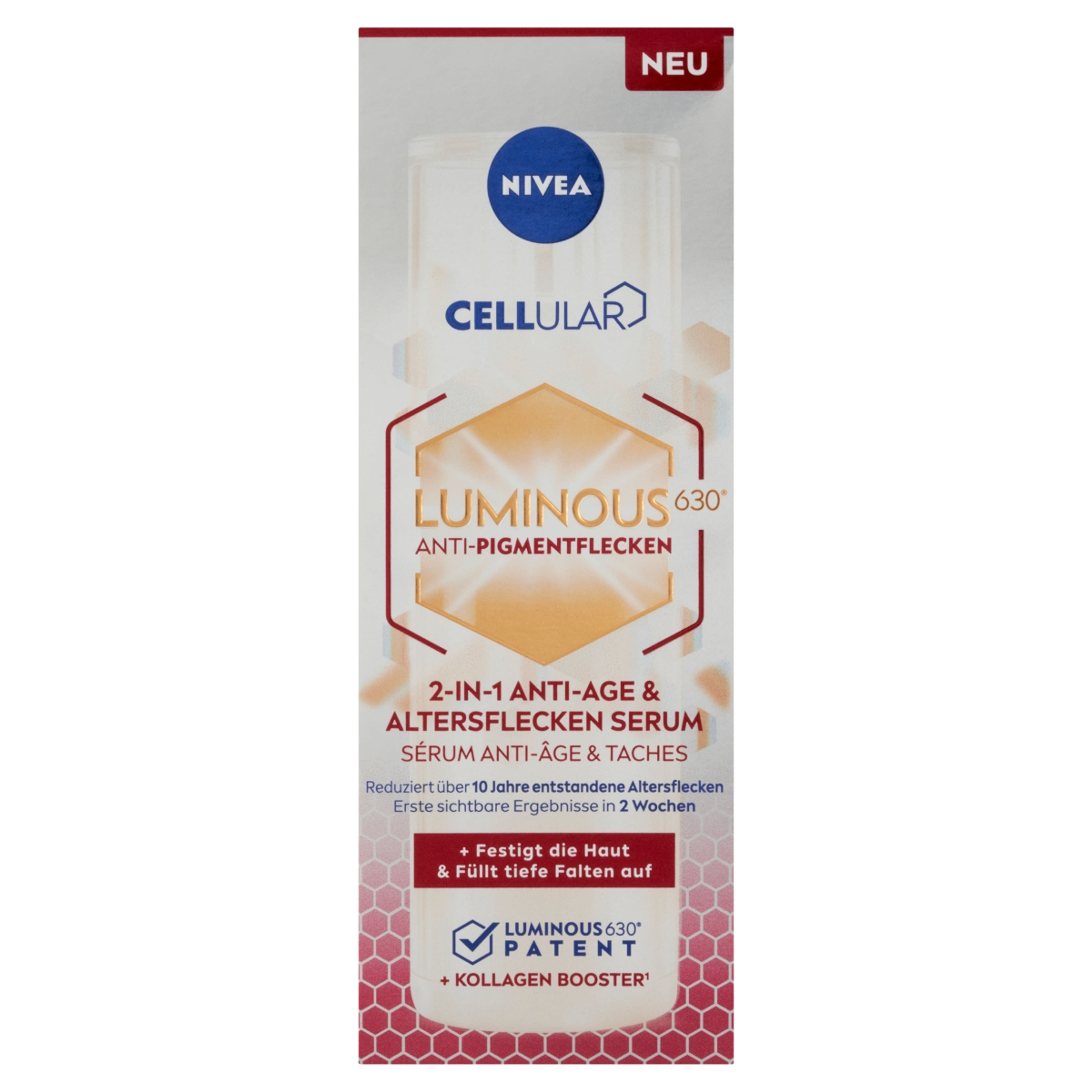 Nivea Cellular Luminous 630 Anti-Age pigmentfoltok elleni szérum - 30 ml