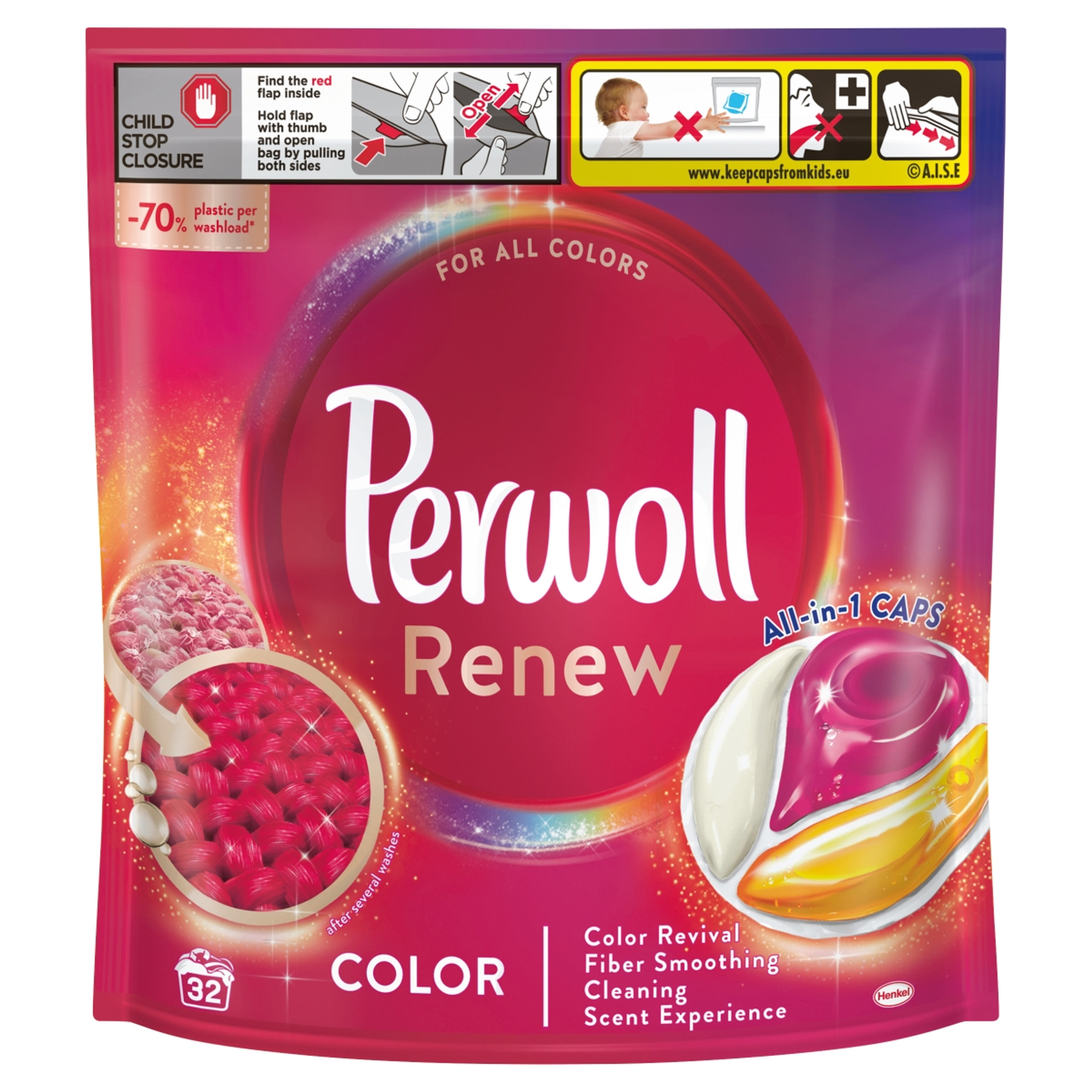 Perwoll Renew Color mosókapszula 32 mosás - 32 db-1