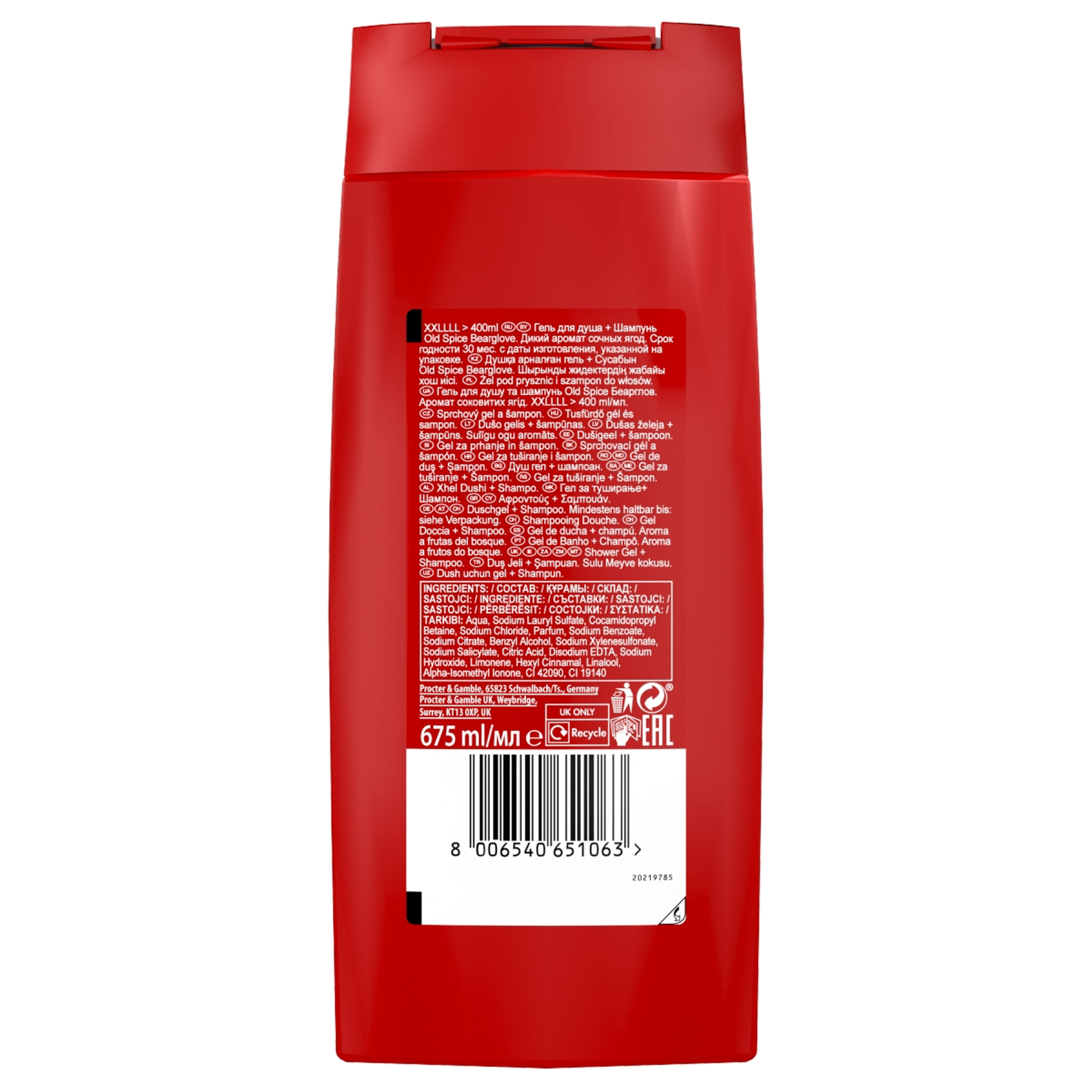 Old Spice Bearglove tusfürdő - 675 ml-2