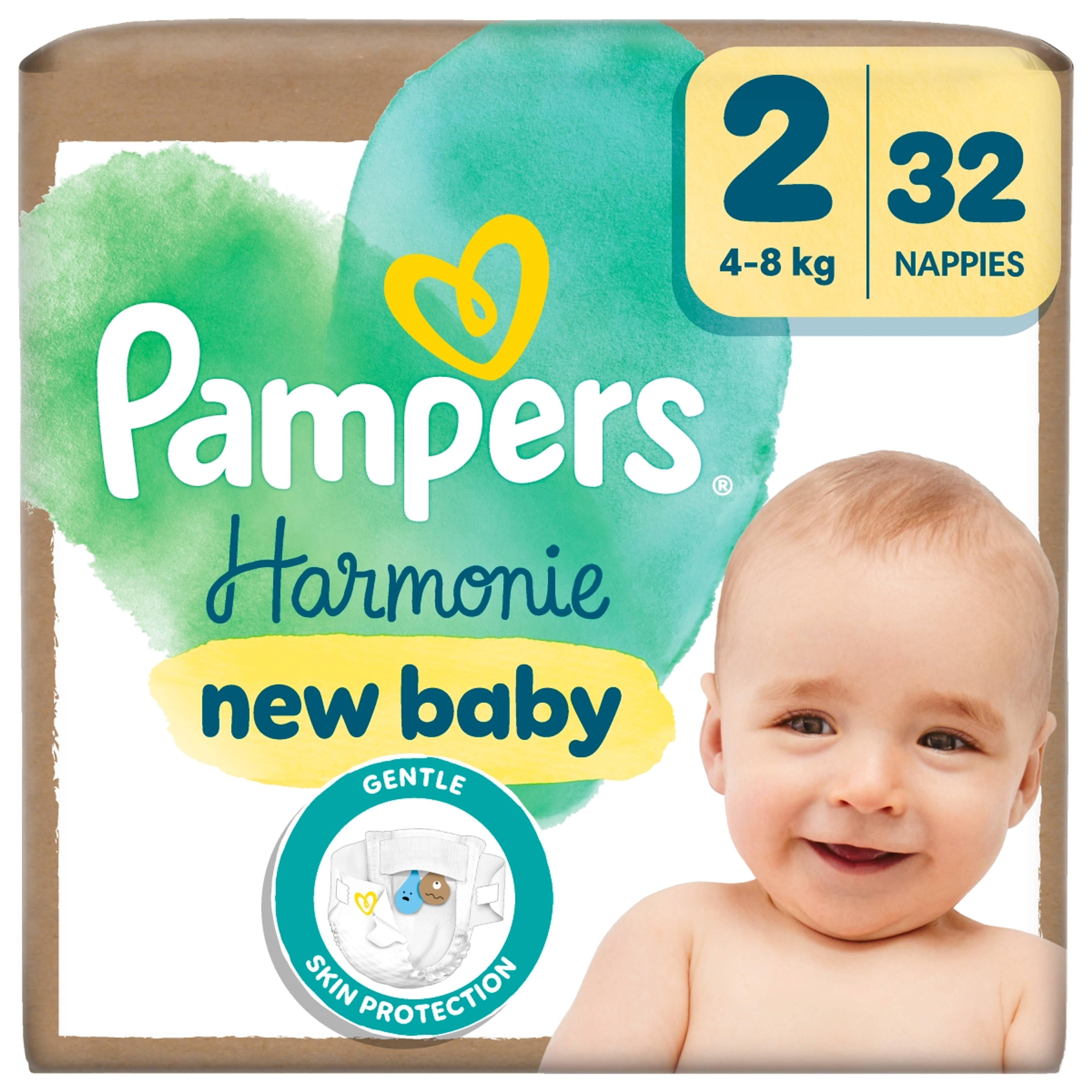 Pampers Harmonie bugyipelenka méret: 2, 4kg-8kg - 32 db-9