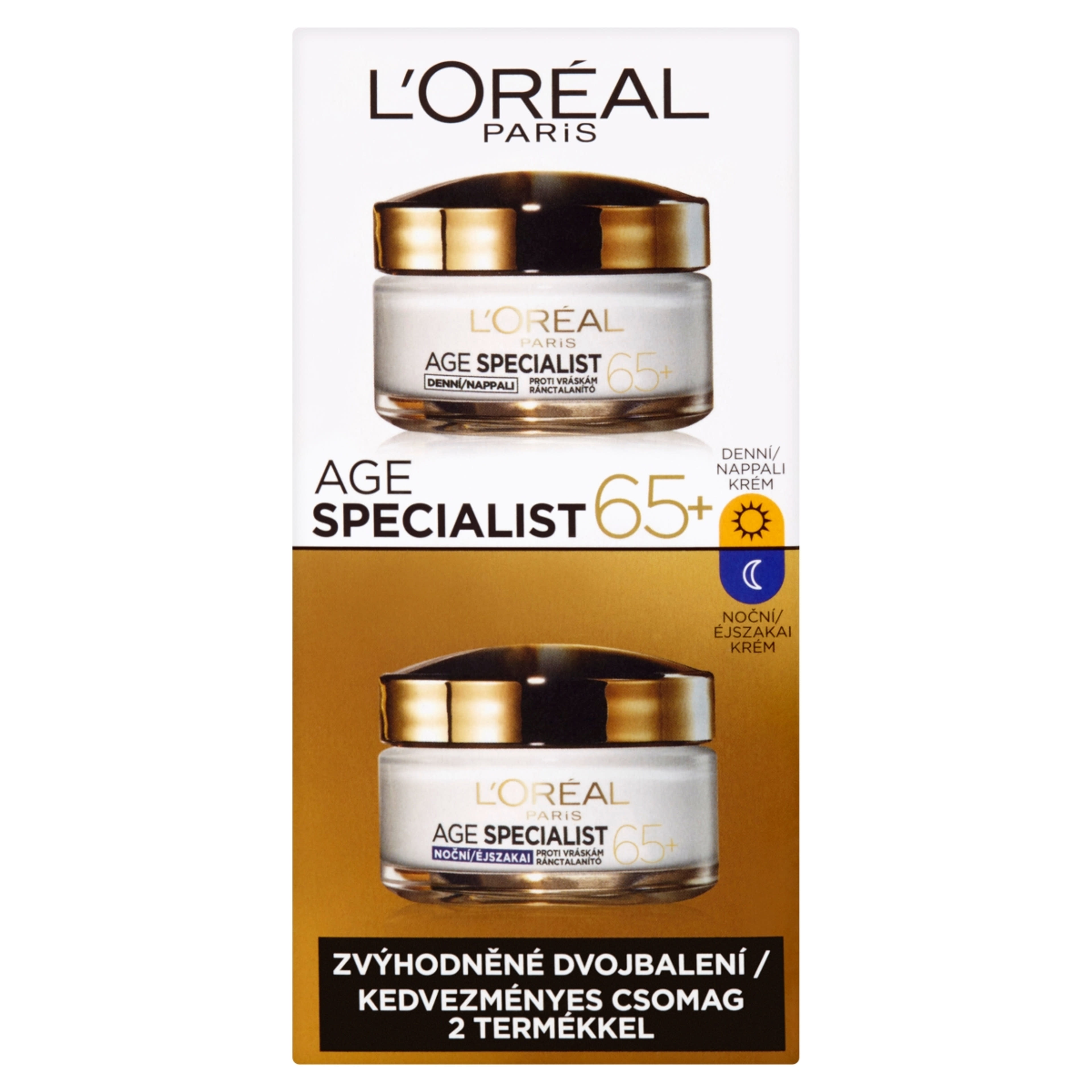 L'Oréal Paris Age Specialist 65+ csomag - 50 ml (nappali + éjszakai arckrém) - 1 db-1