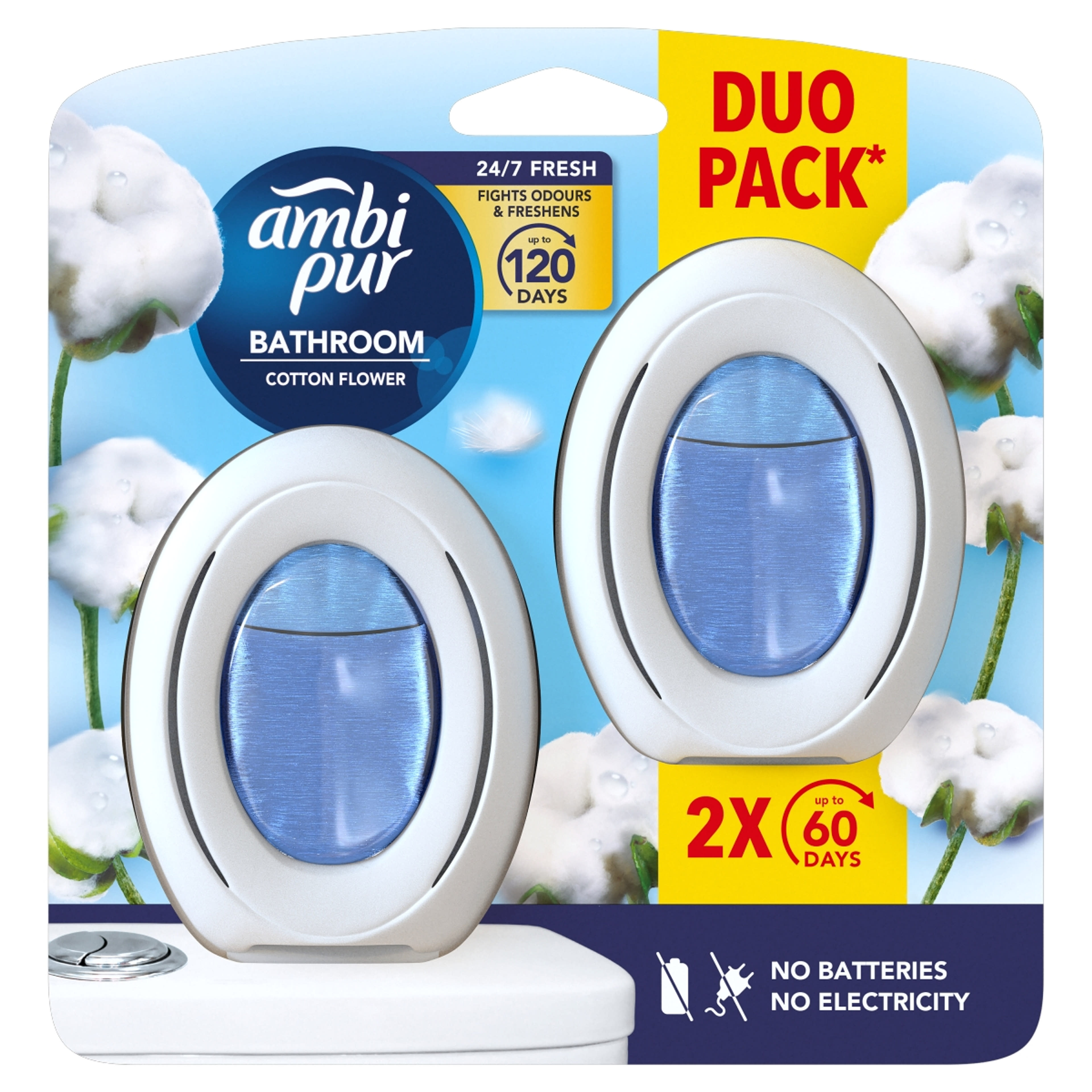 Ambi Pur Cotton fürdőszobai légfrissítő - 15 ml