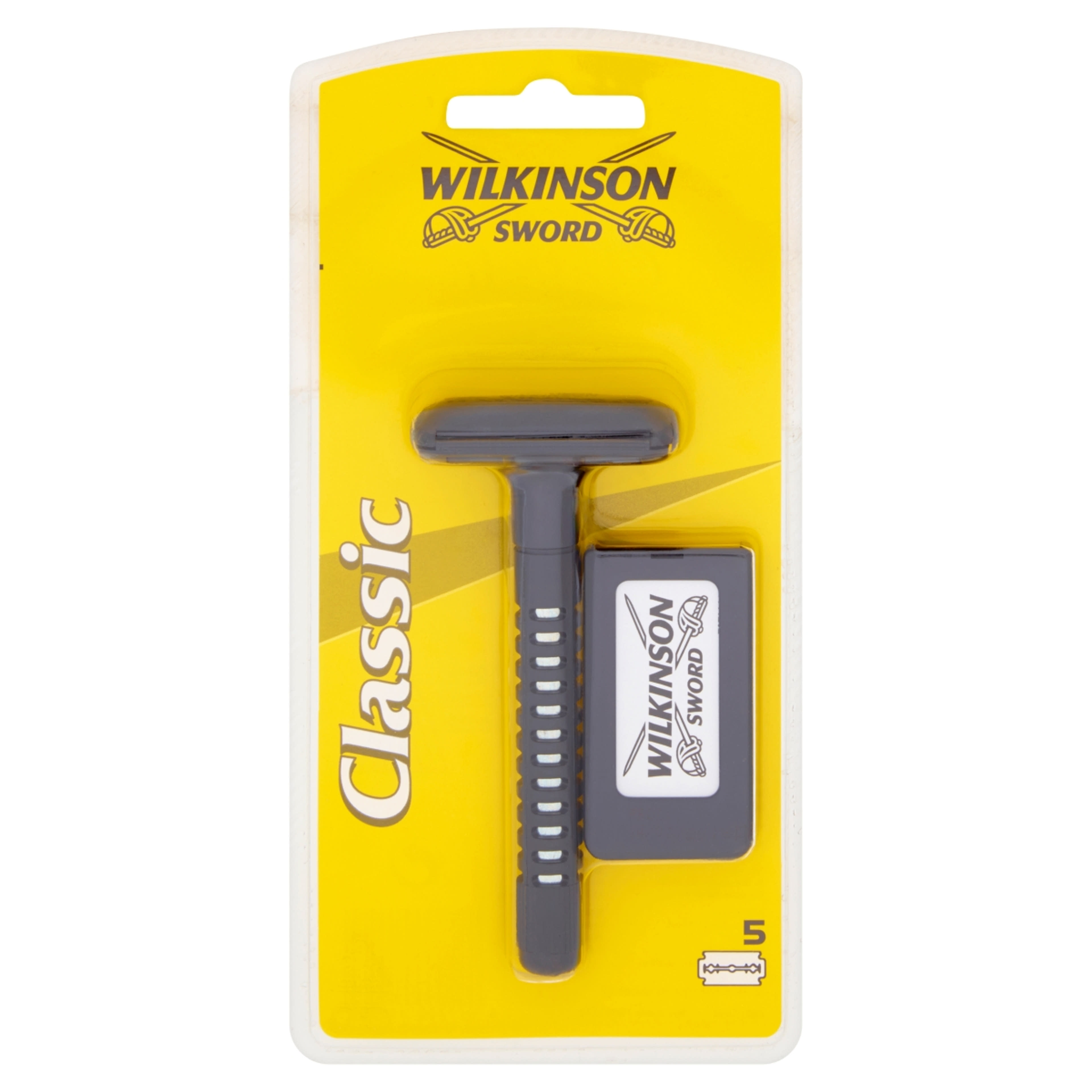 Wilkinson Classic hagyományos borotvakészülék + 5db penge - 1 db-1