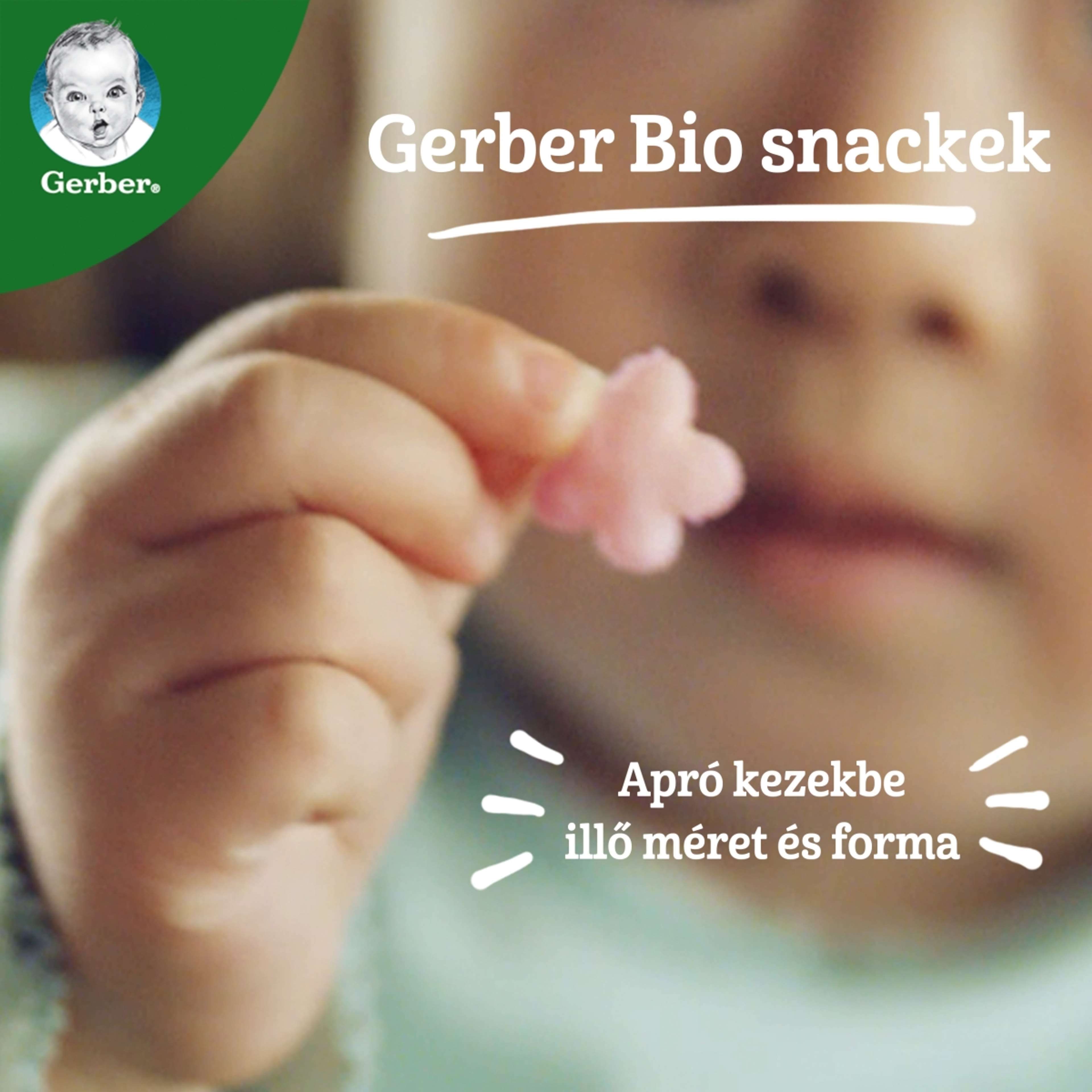 Gerber Organic banános és málnás bio gabonasnack 8 hónapos kortól - 35 g-4