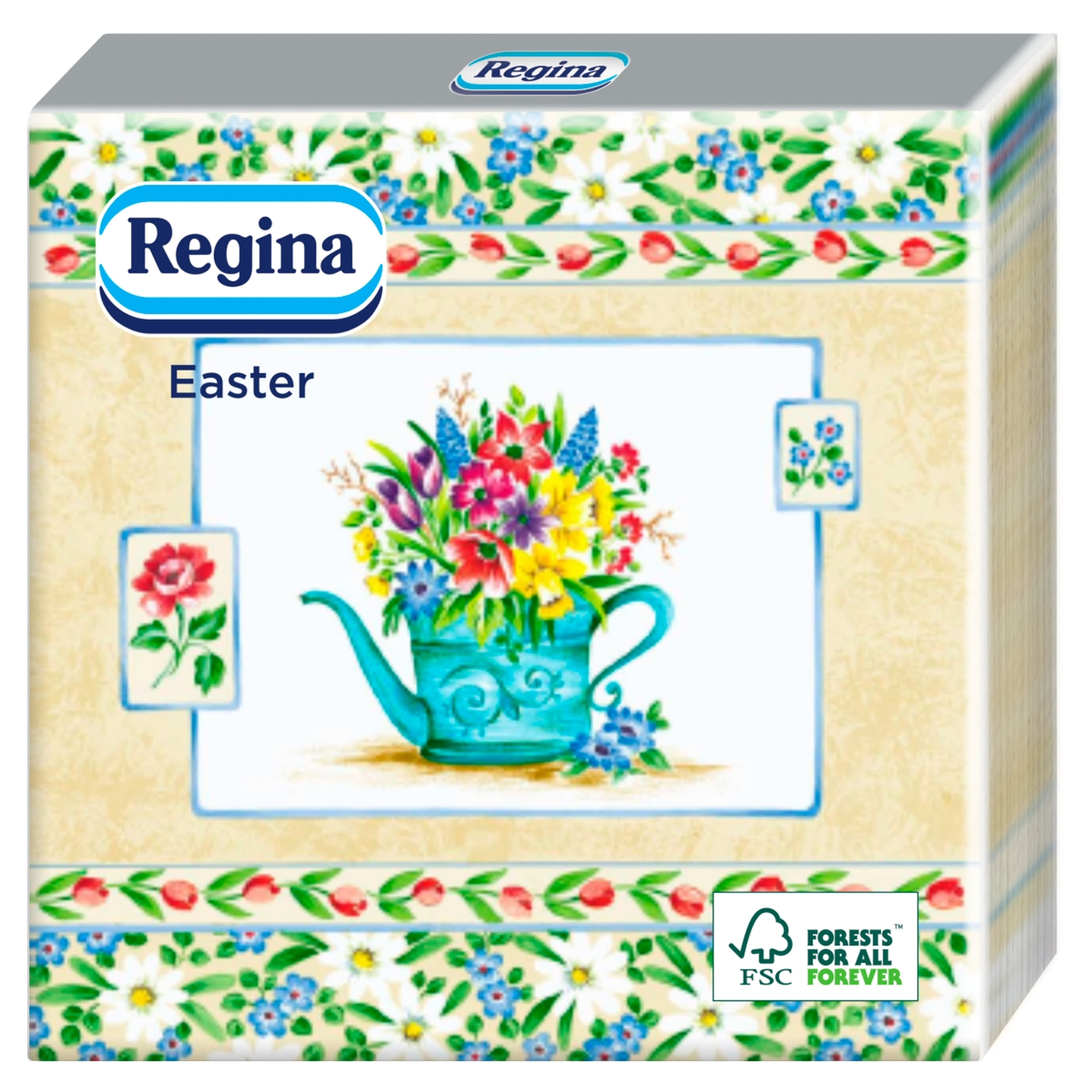 Regina Húsvéti, 3 rétegű szalvéta 33x33cm - 15 db