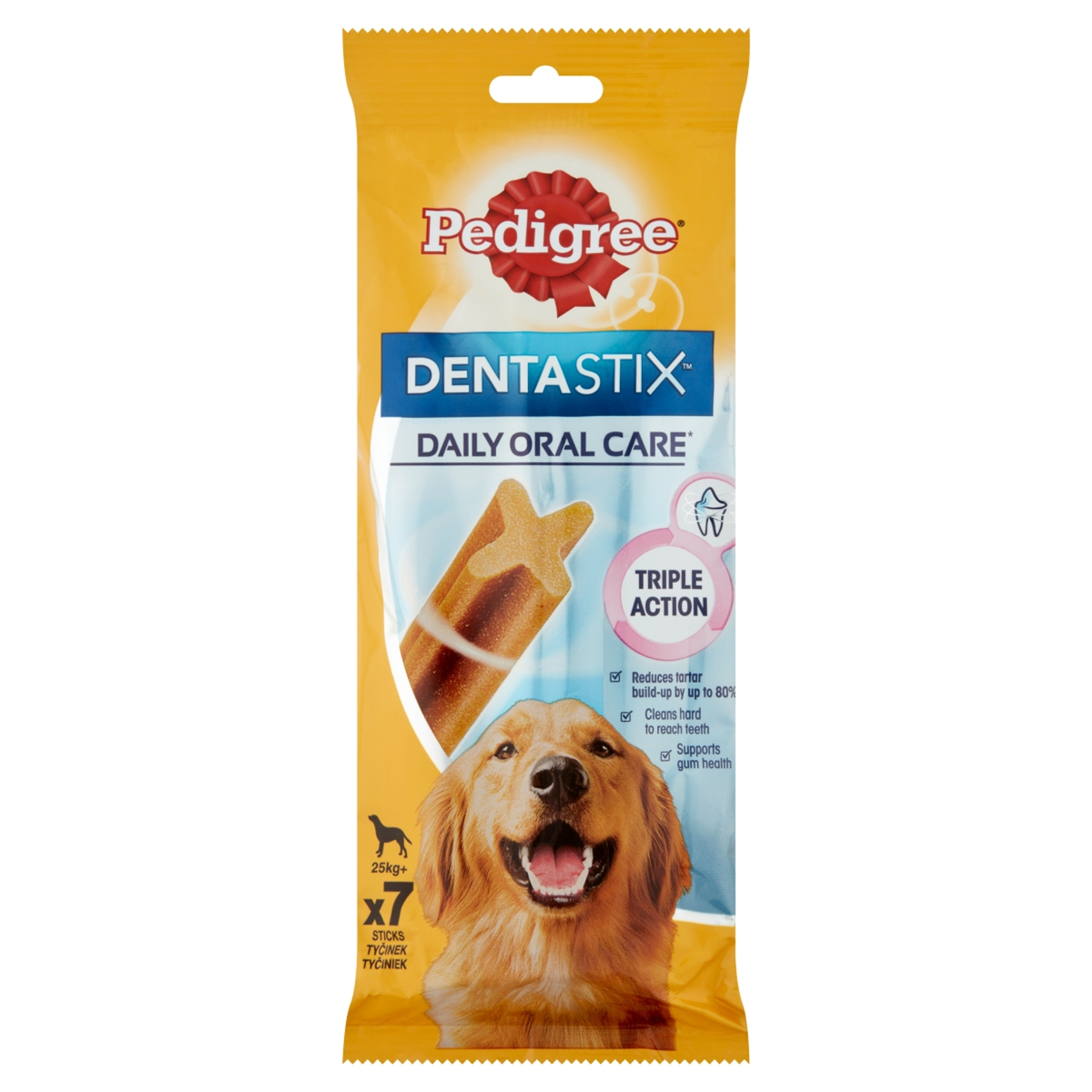 Pedigree DentaStix 4 hónapnál idősebb kiegészítő szárazeledel kutyáknak - 7db-270 g-1