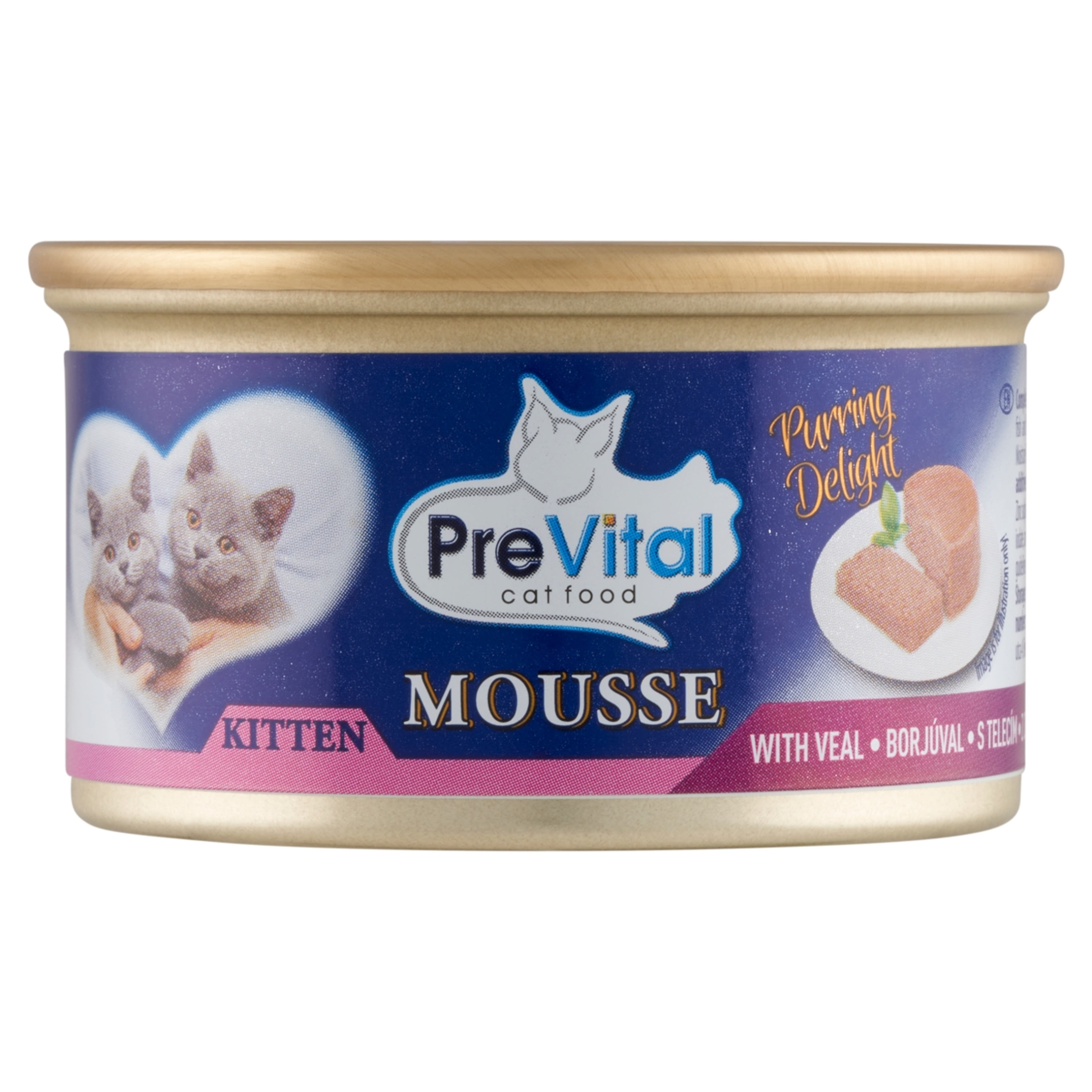Prevital konzerv mousse borjúval kölyök macskáknak - 85 g