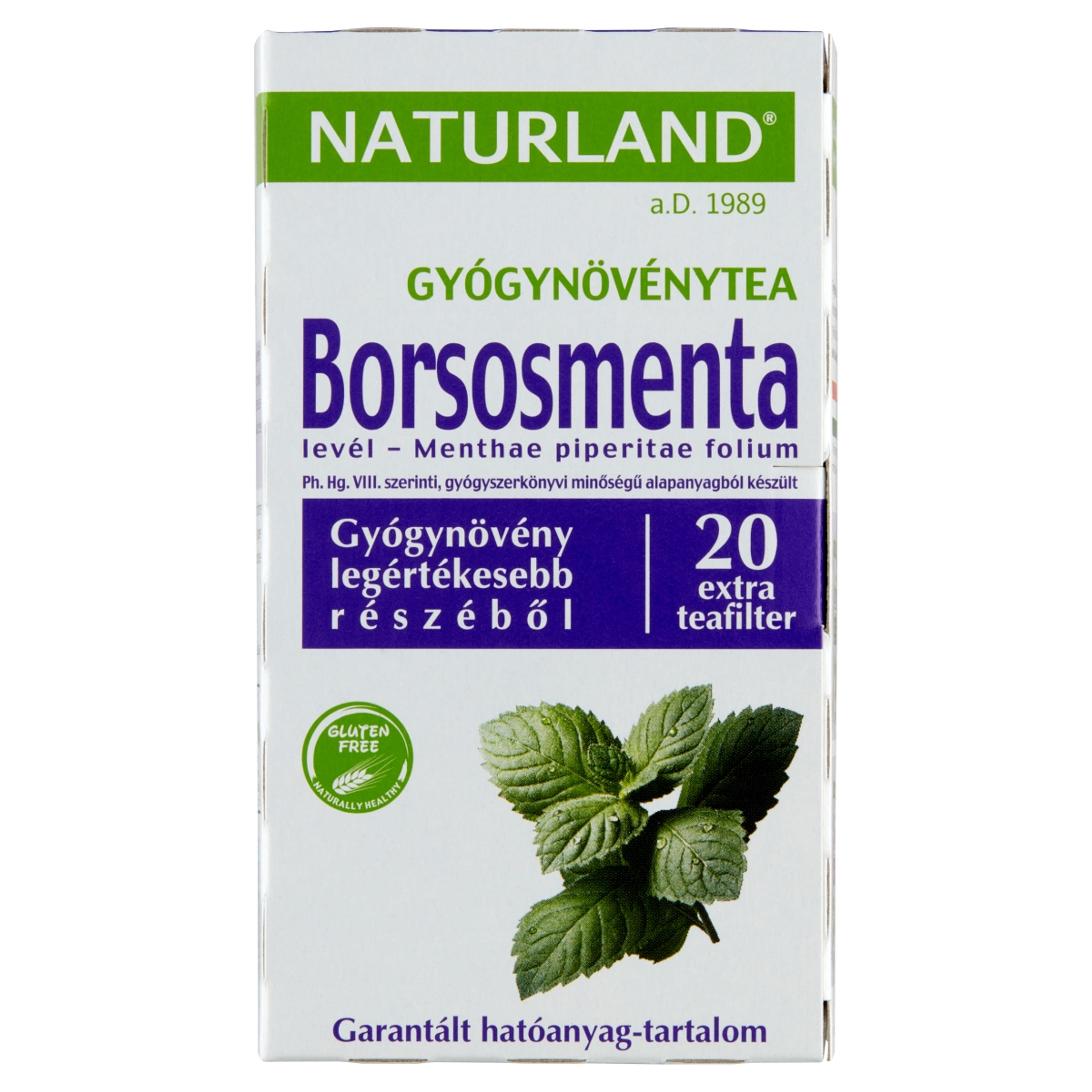 Naturland Borsosmentalevél tea extra filteres - 20x1,5 g-1