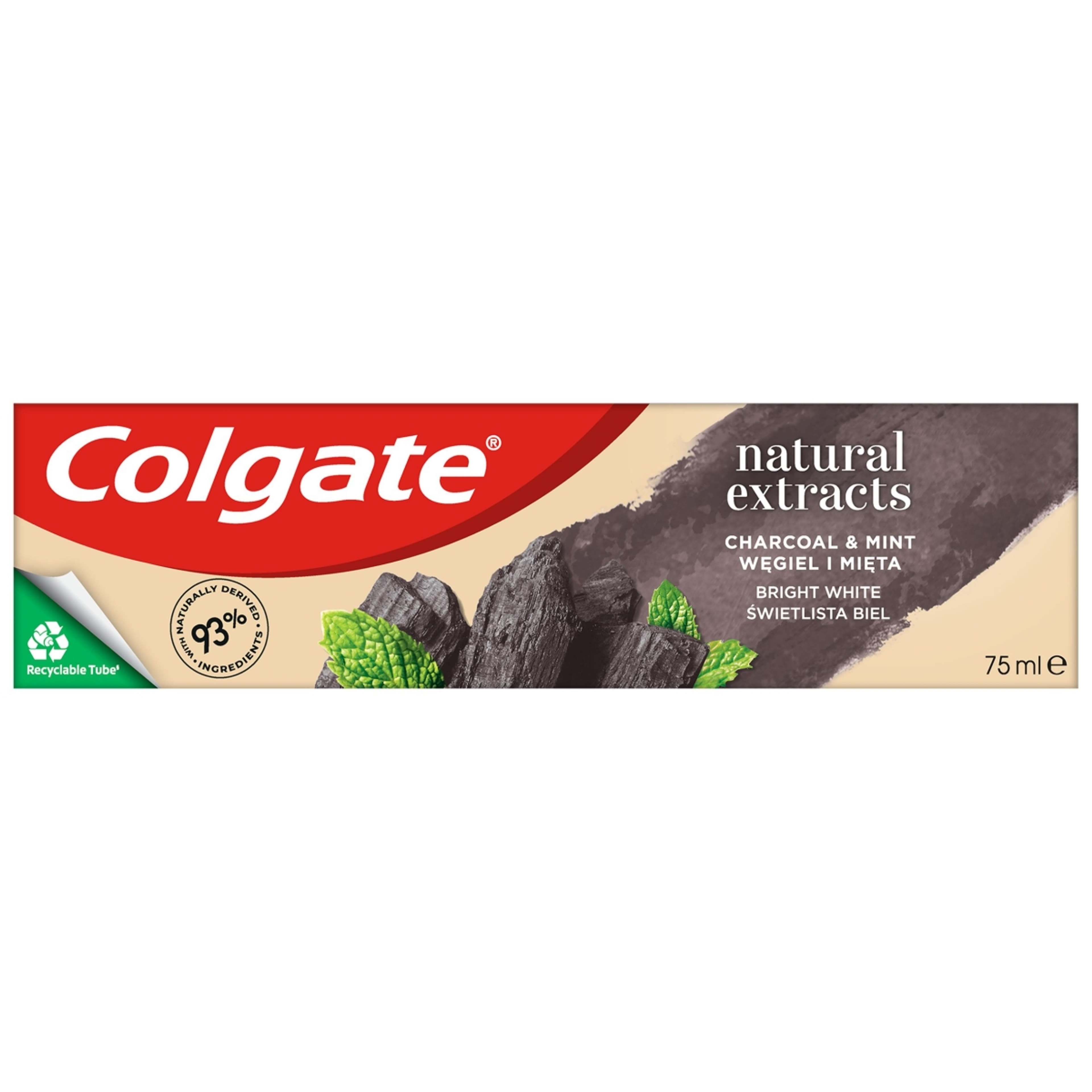 Colgate Natural Extracts Charcoal fogkrém - 75 ml
