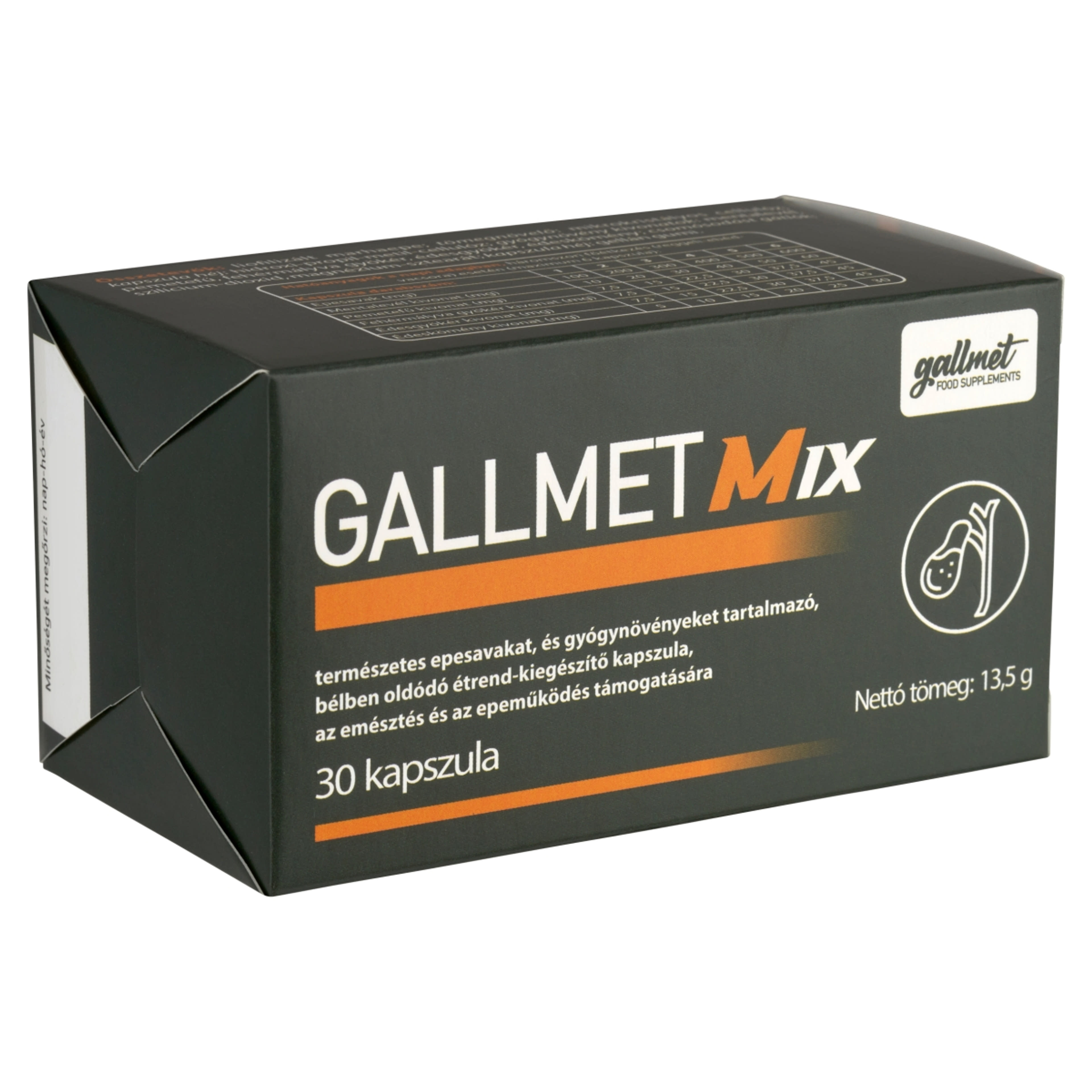 Gallmet-M étrend-kiegészítő kapszula - 30 db-3