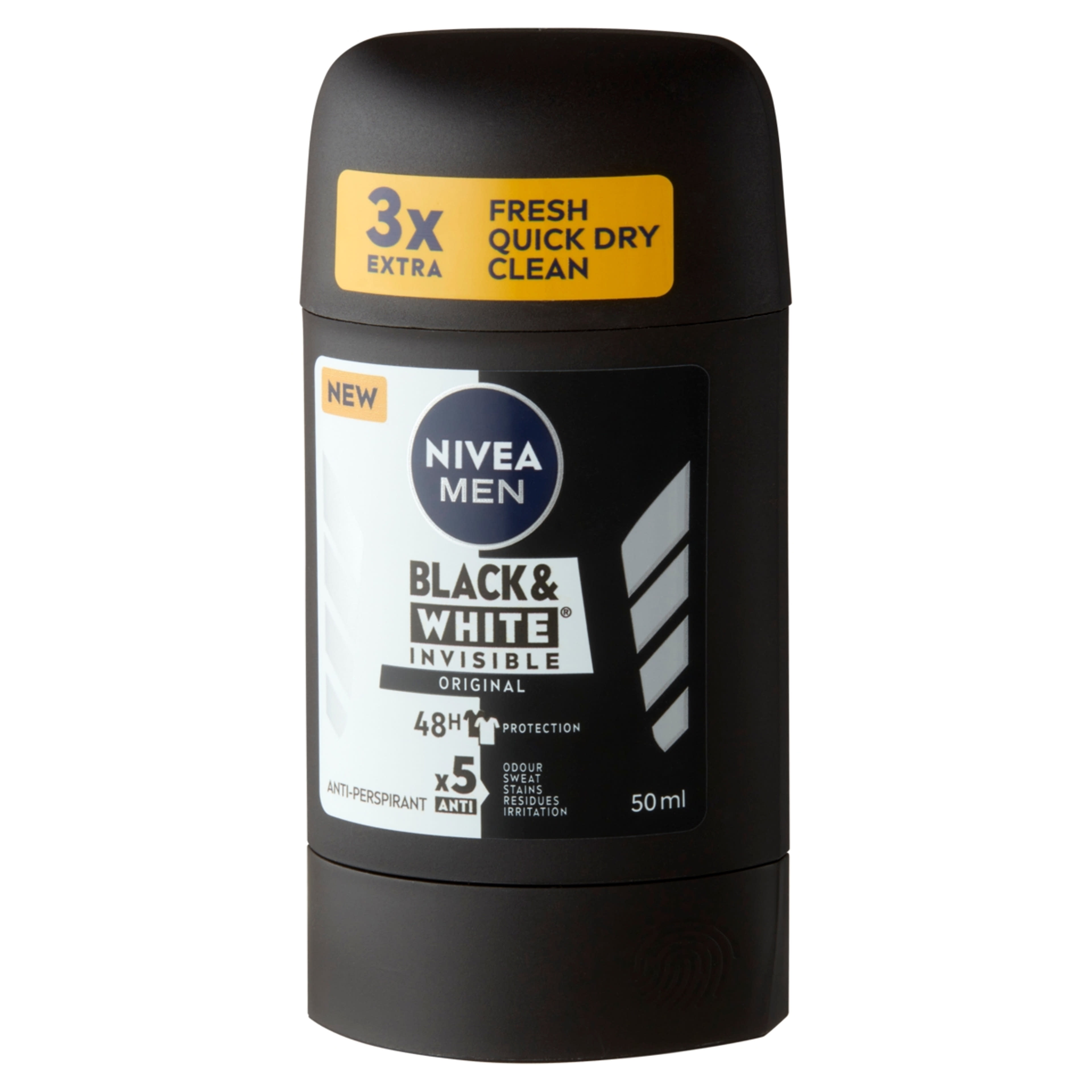 Nivea Men Black & White Invisible Original deo stift - 50 ml-3