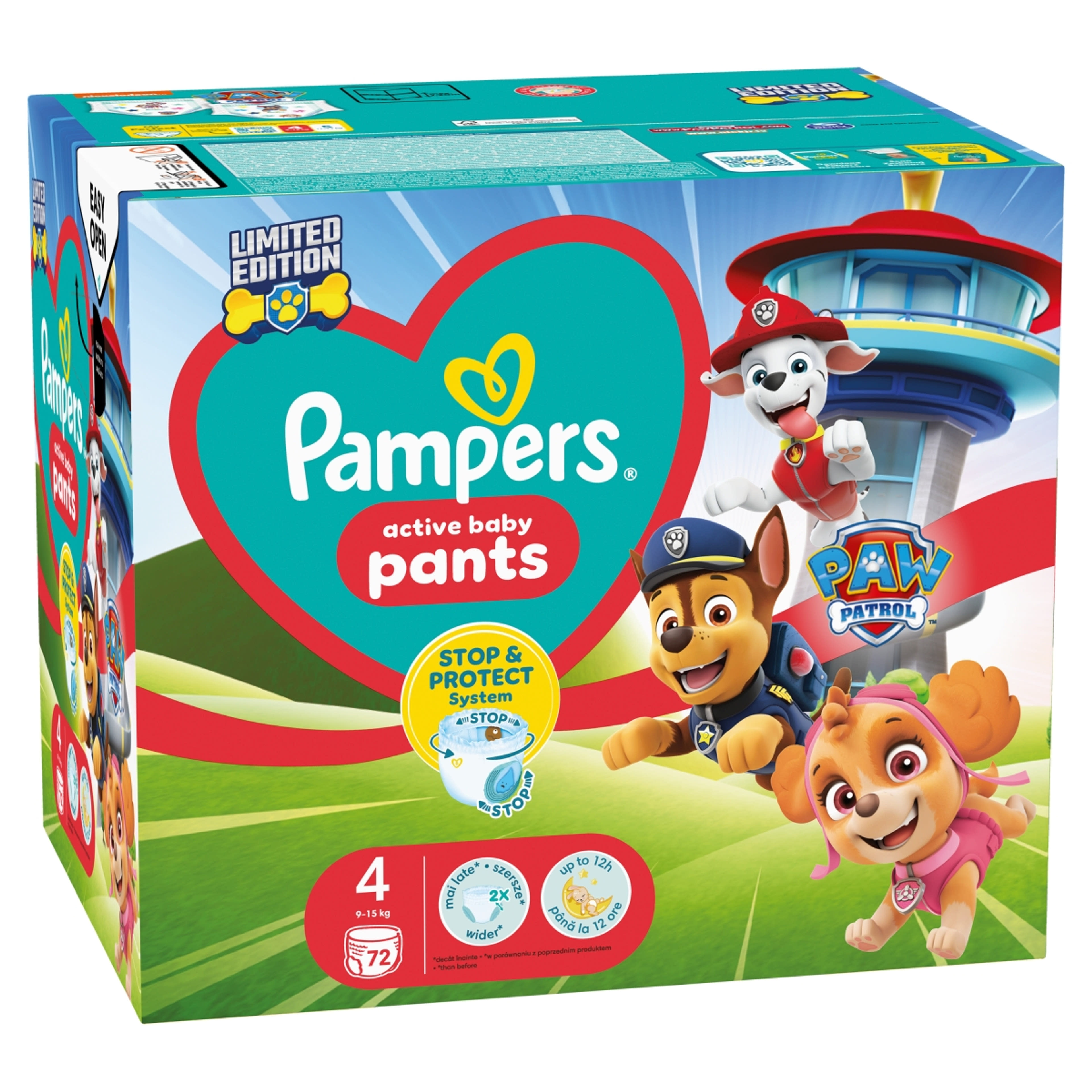 Pampers Pants Mancs Őrjárat bugyipelenka 4-es méret 9-15 kg - 72 db-3