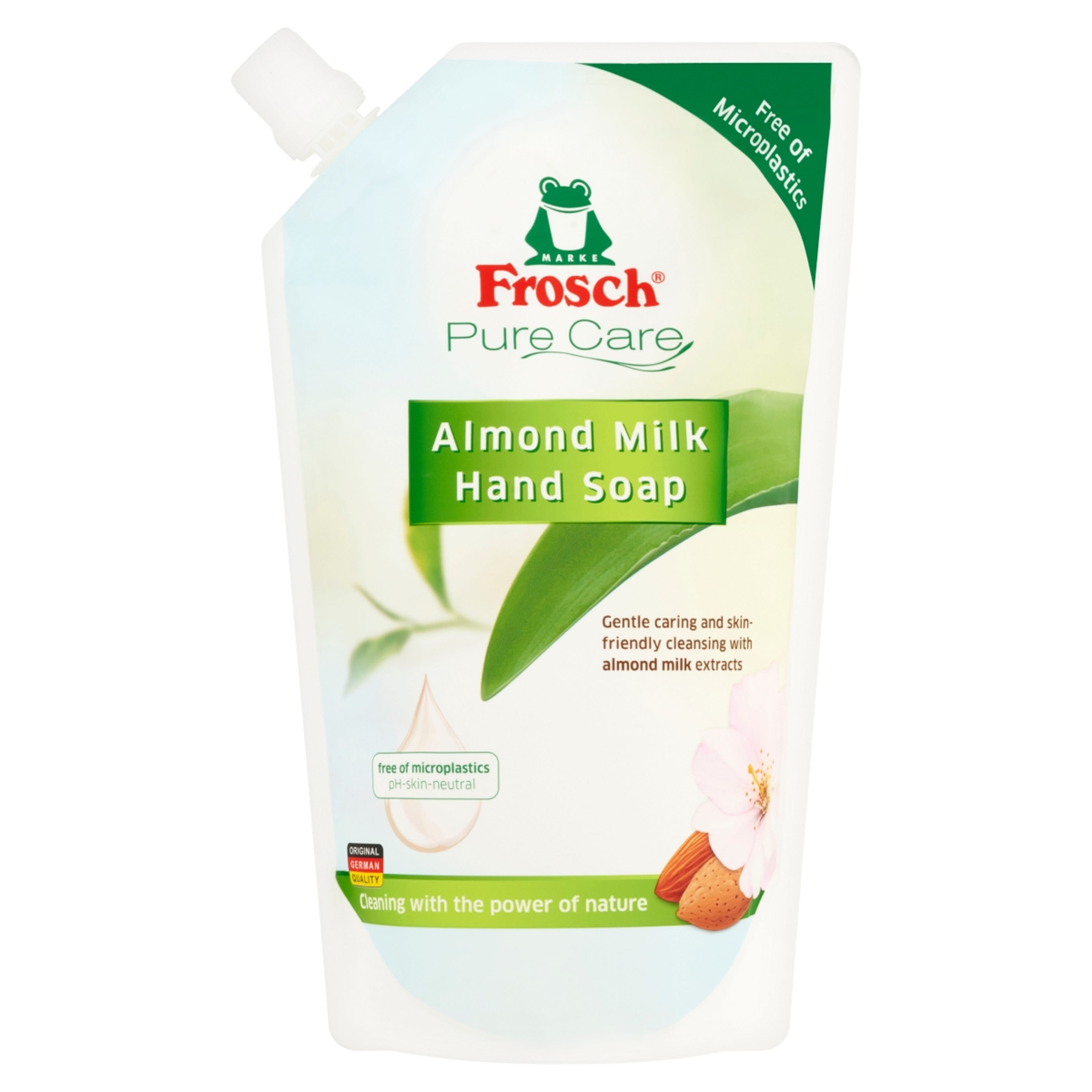 Frosch folyékony szappan utántöltő Almond milk - 500 ml