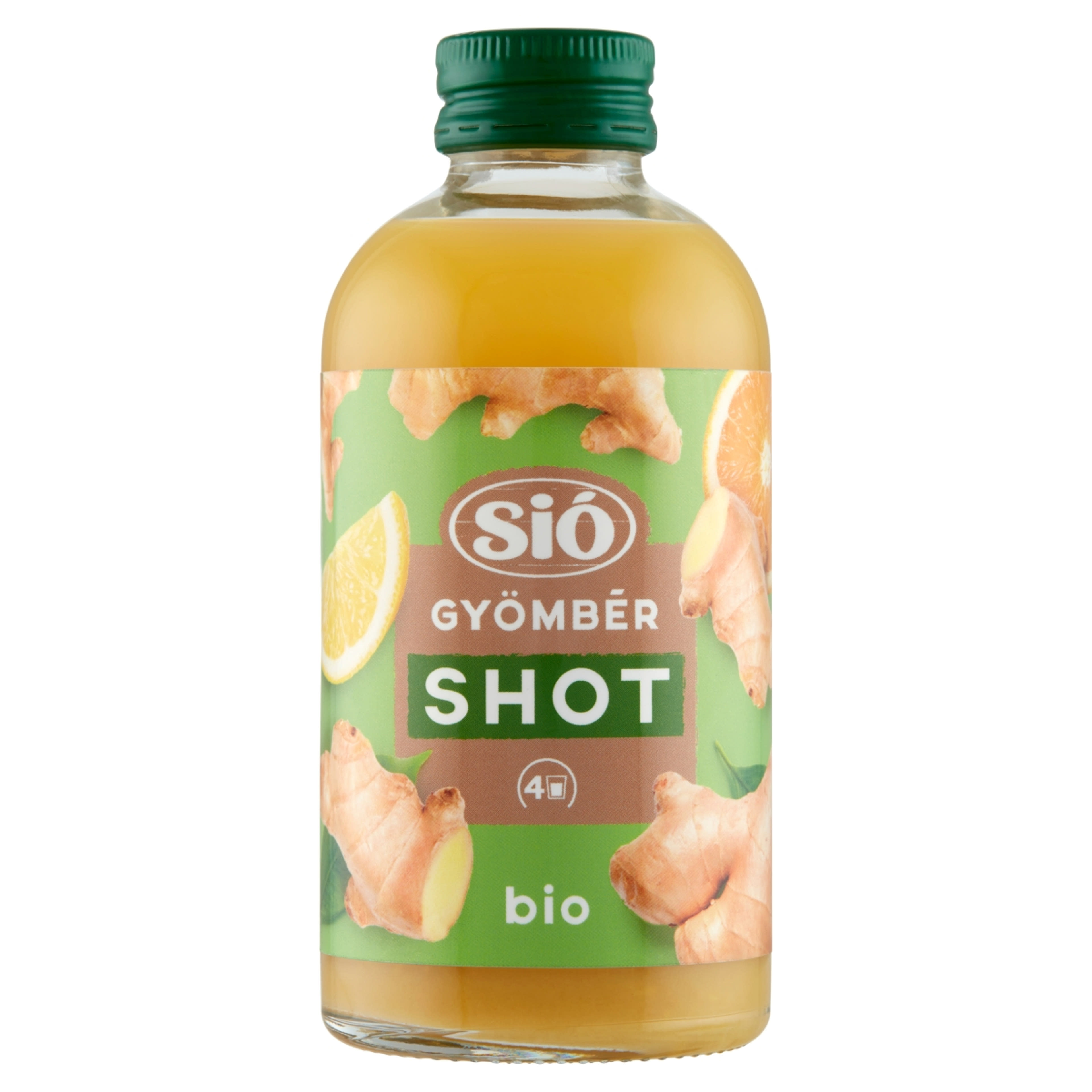 Sió Bio 100% narancs-citrom-gyömbér shot - 210 ml