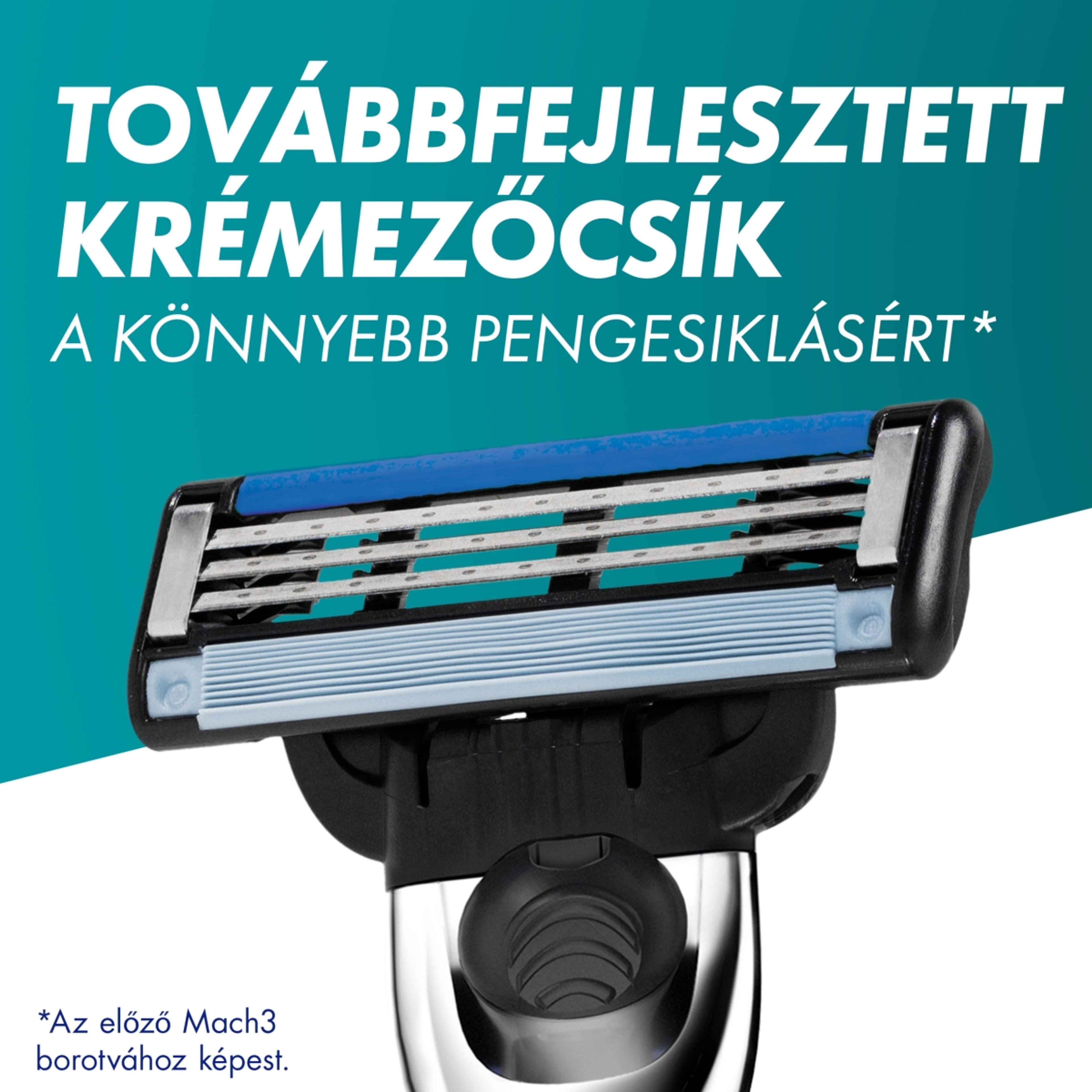 Gillette Mach 3 turbo borotvabetét  - 5 db-5