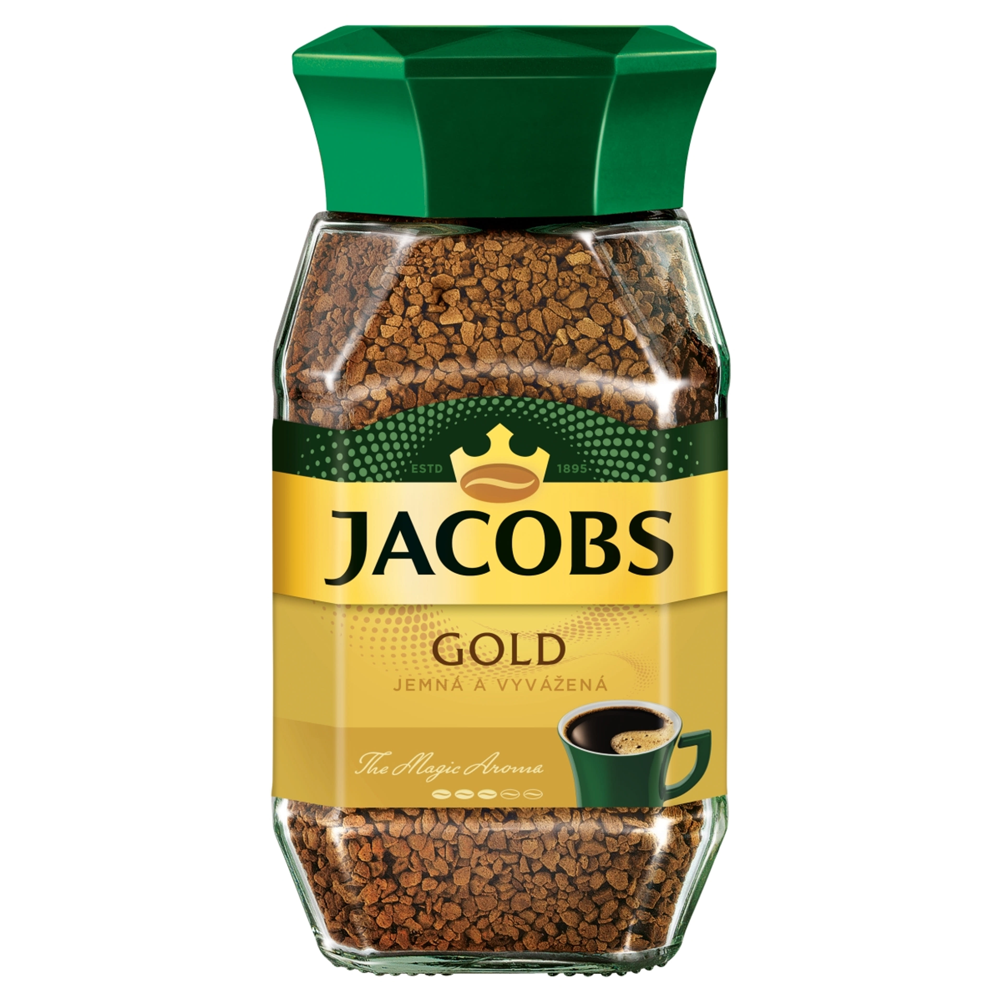 Jacobs Gold üveges instant kávé - 200 g