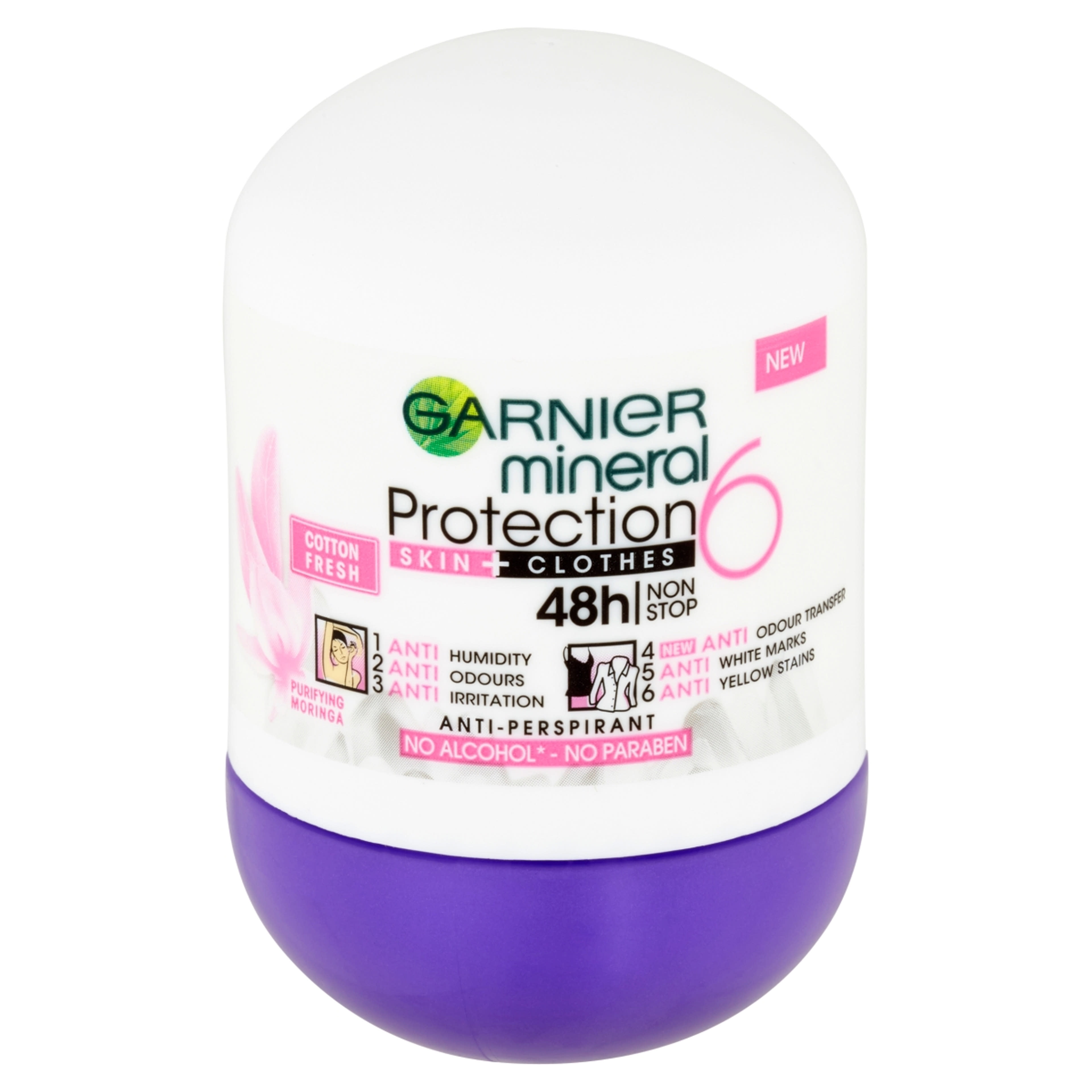 Garnier Mineral Protection 6 golyós izzadásgátló dezodor - 50 ml-2