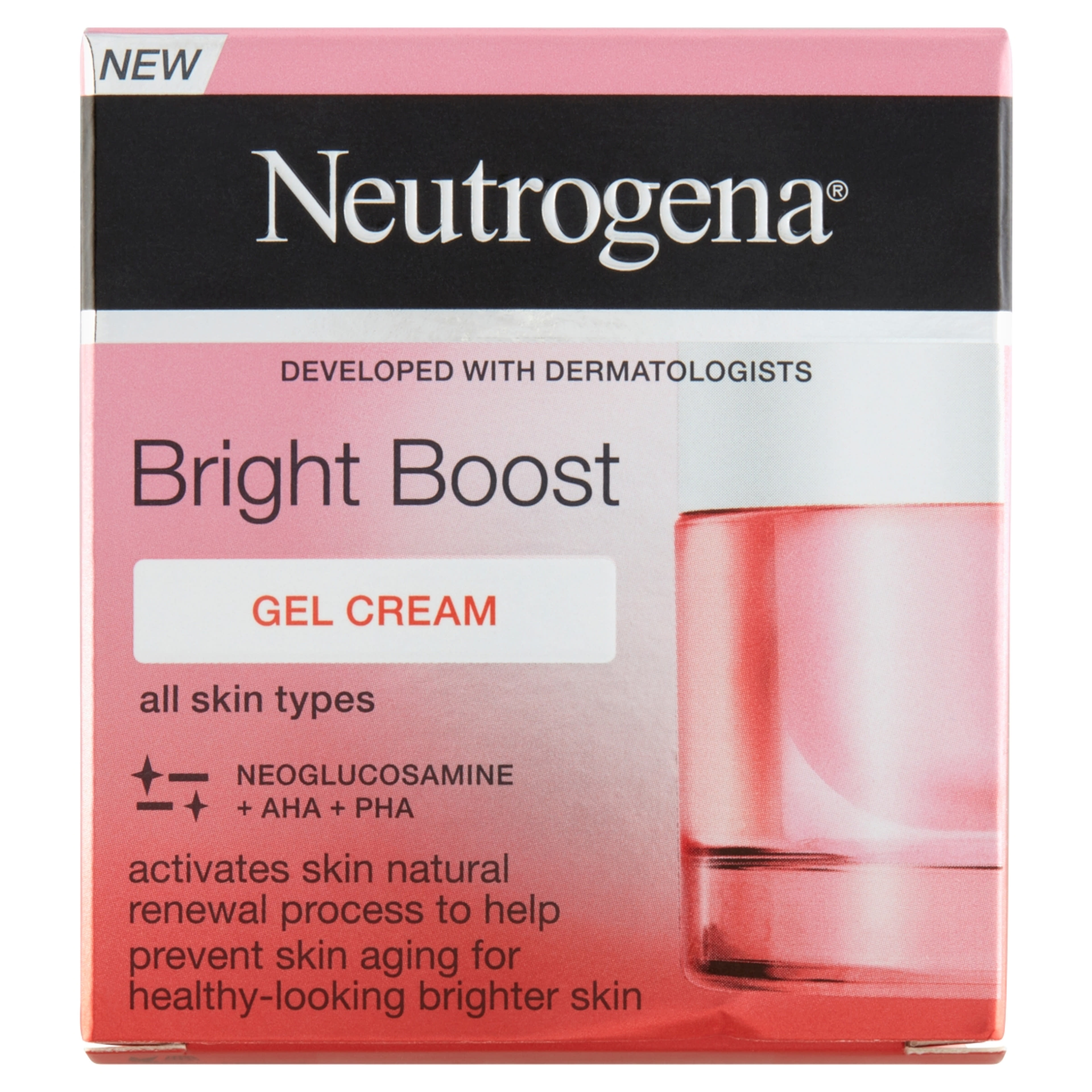 Neutrogena bright boost arcápoló krémzselé - 50 ml-1