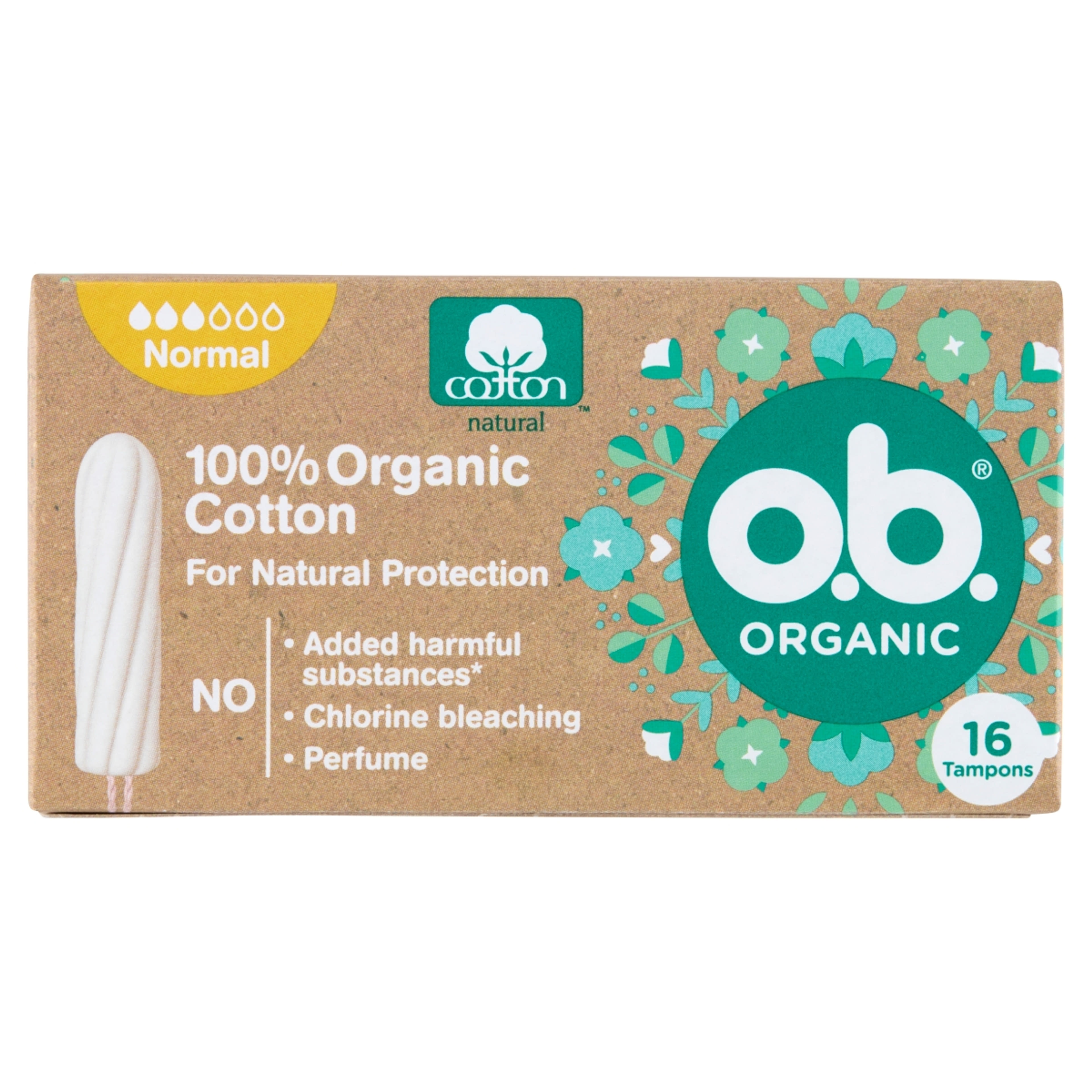 o.b Organic Normal tampon - 16 db-1