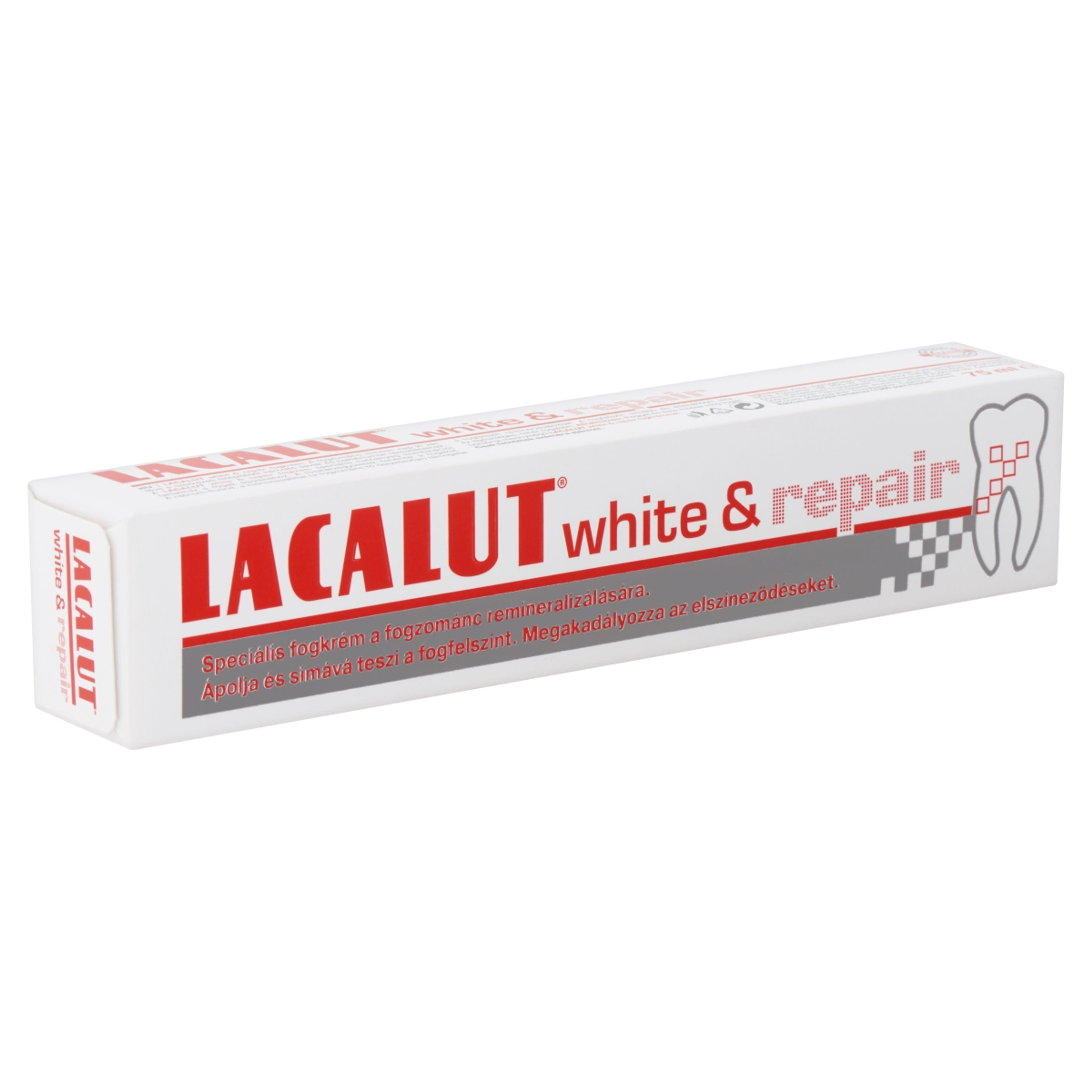 Lacalut White & Repair fogkrém - 75 ml-4