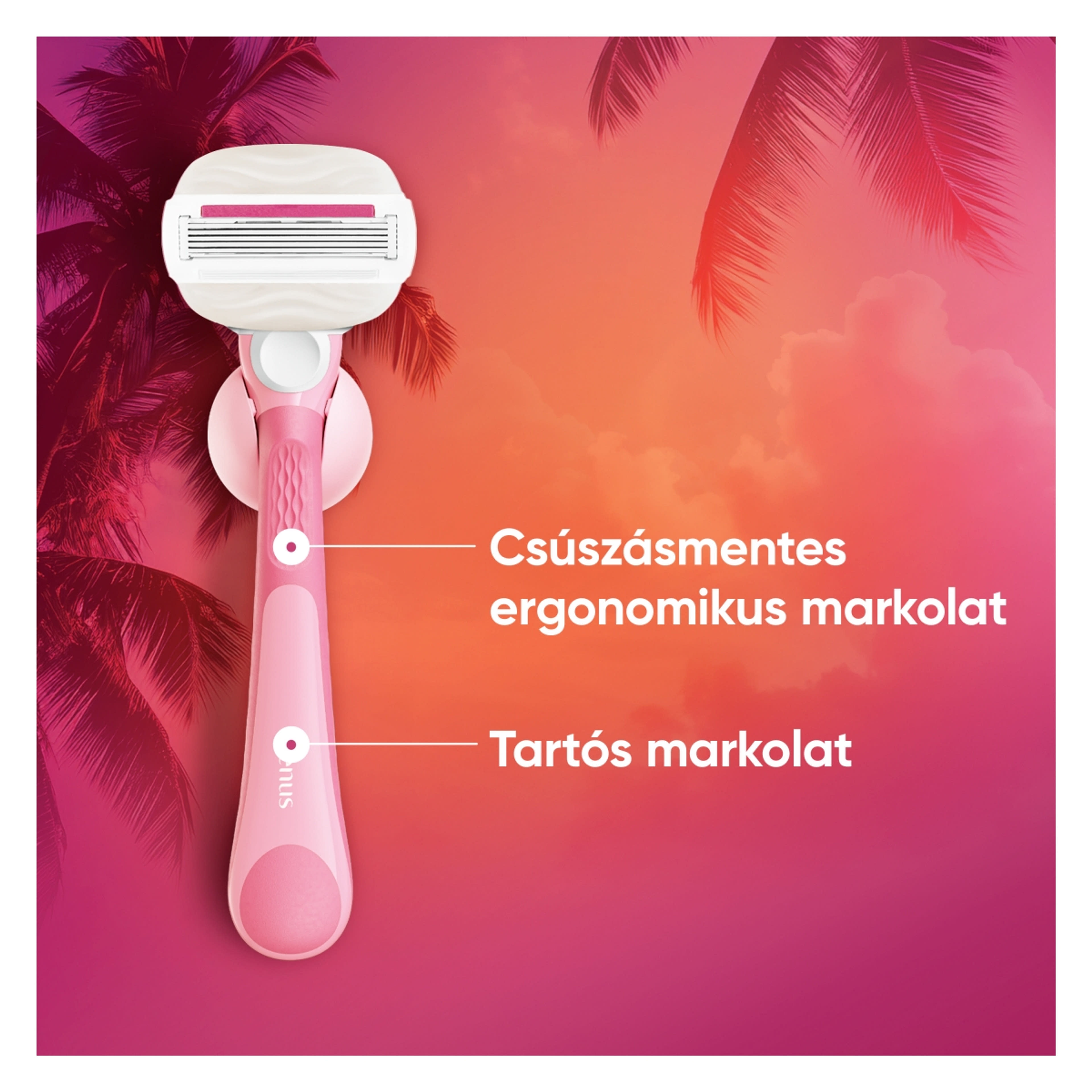 Gillette Venus ComfortGlide Miami Sugarberry női borotvabetét - 3 db-6