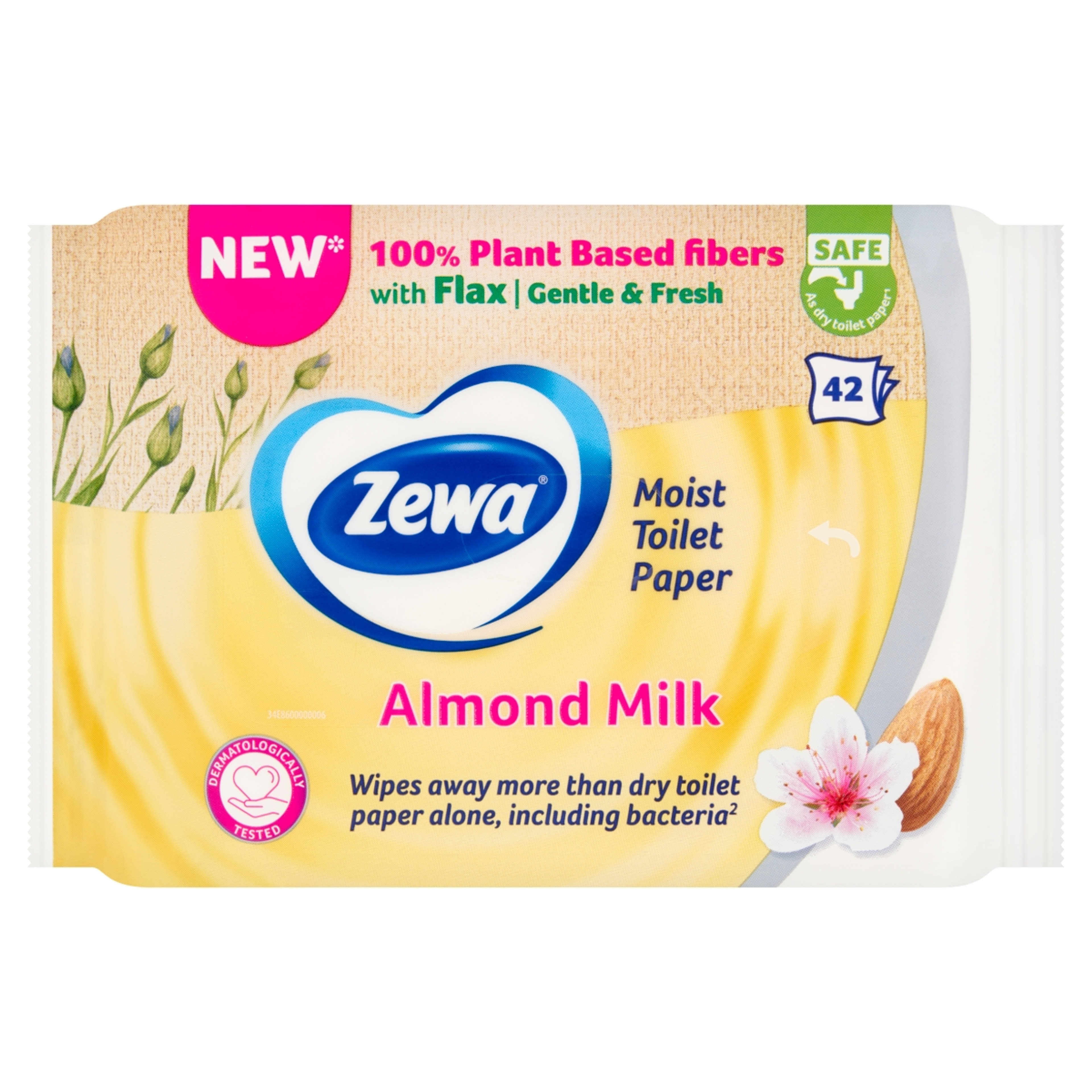 Zewa Almond Milk nedves toalettpapír  - 42 db