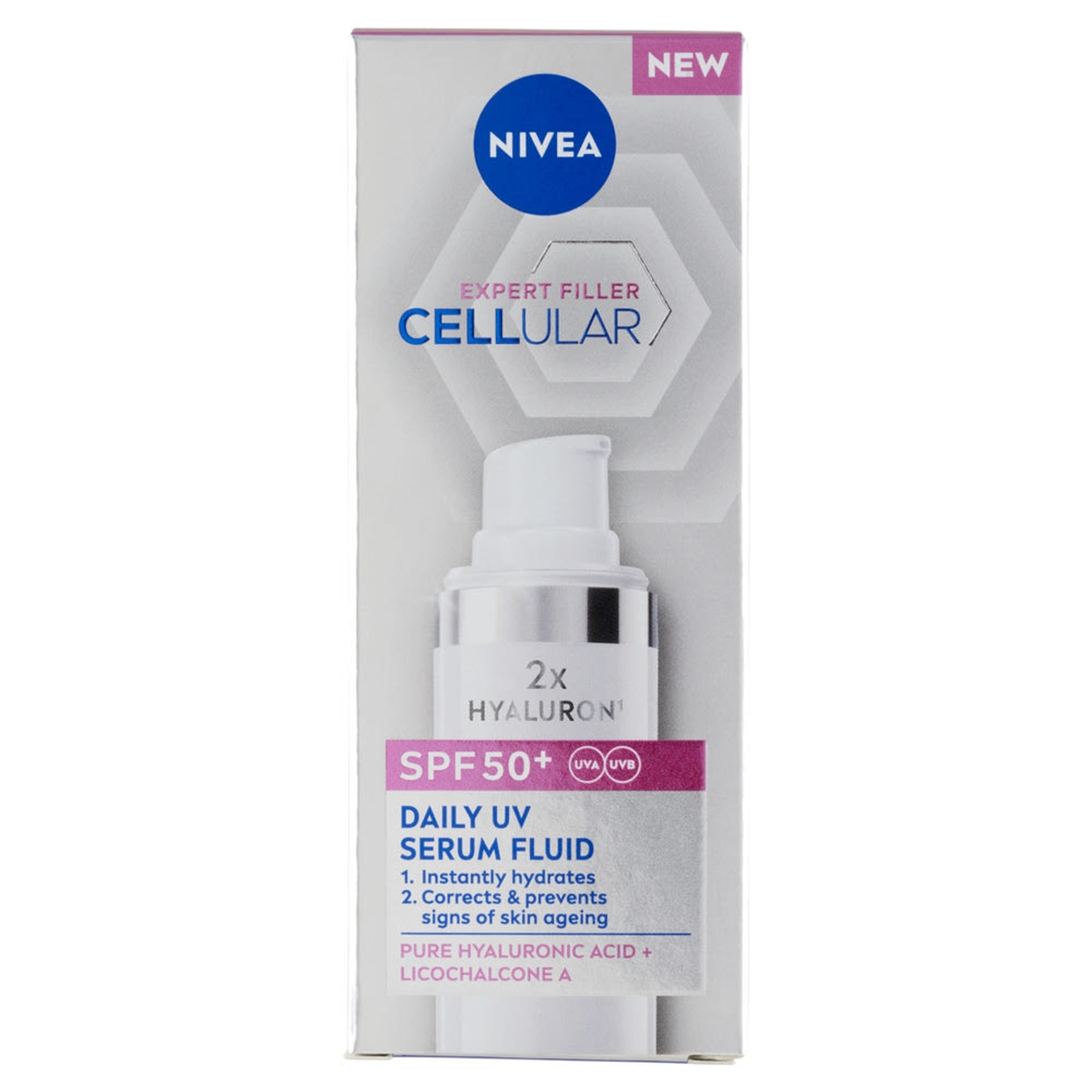 Nivea Cellular Expert Filler nappali arcápoló UV szérum fluid FF50+ - 30 ml