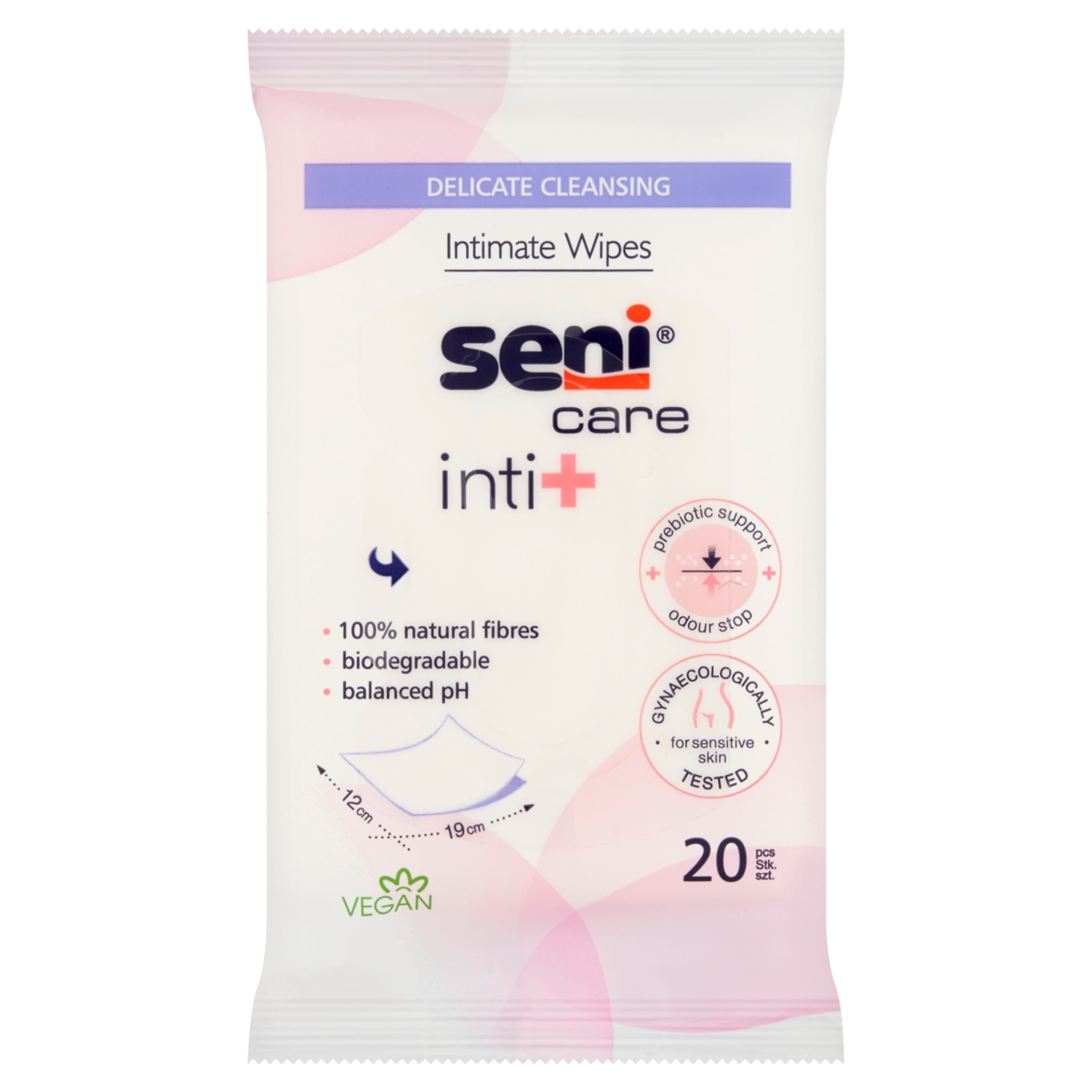 Seni care inti+ intim nedves törlőkendő - 20 db-1