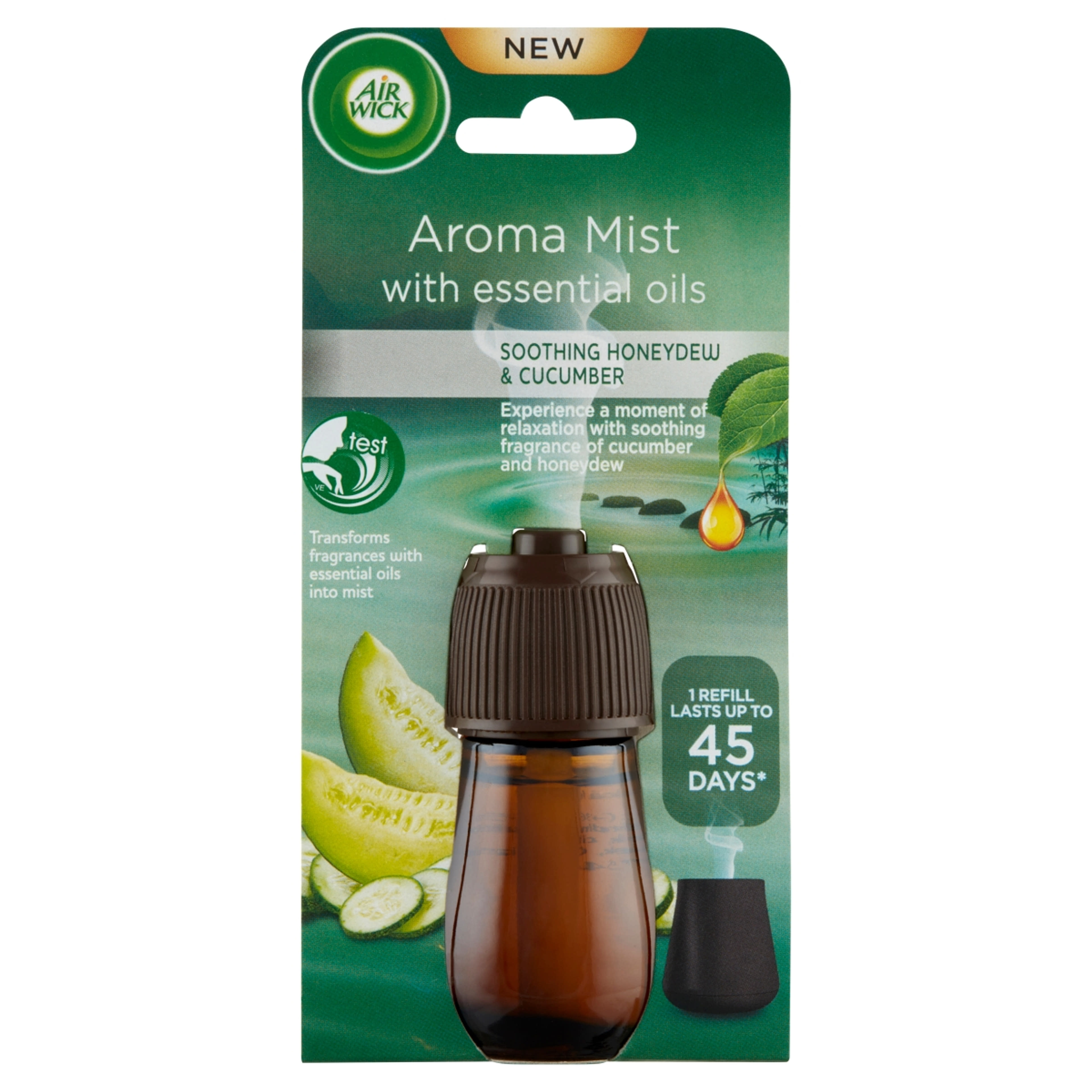 Air Wick Aroma Mist Mézdinnye és Uborka aroma diffúzor utántöltő - 20 ml-1