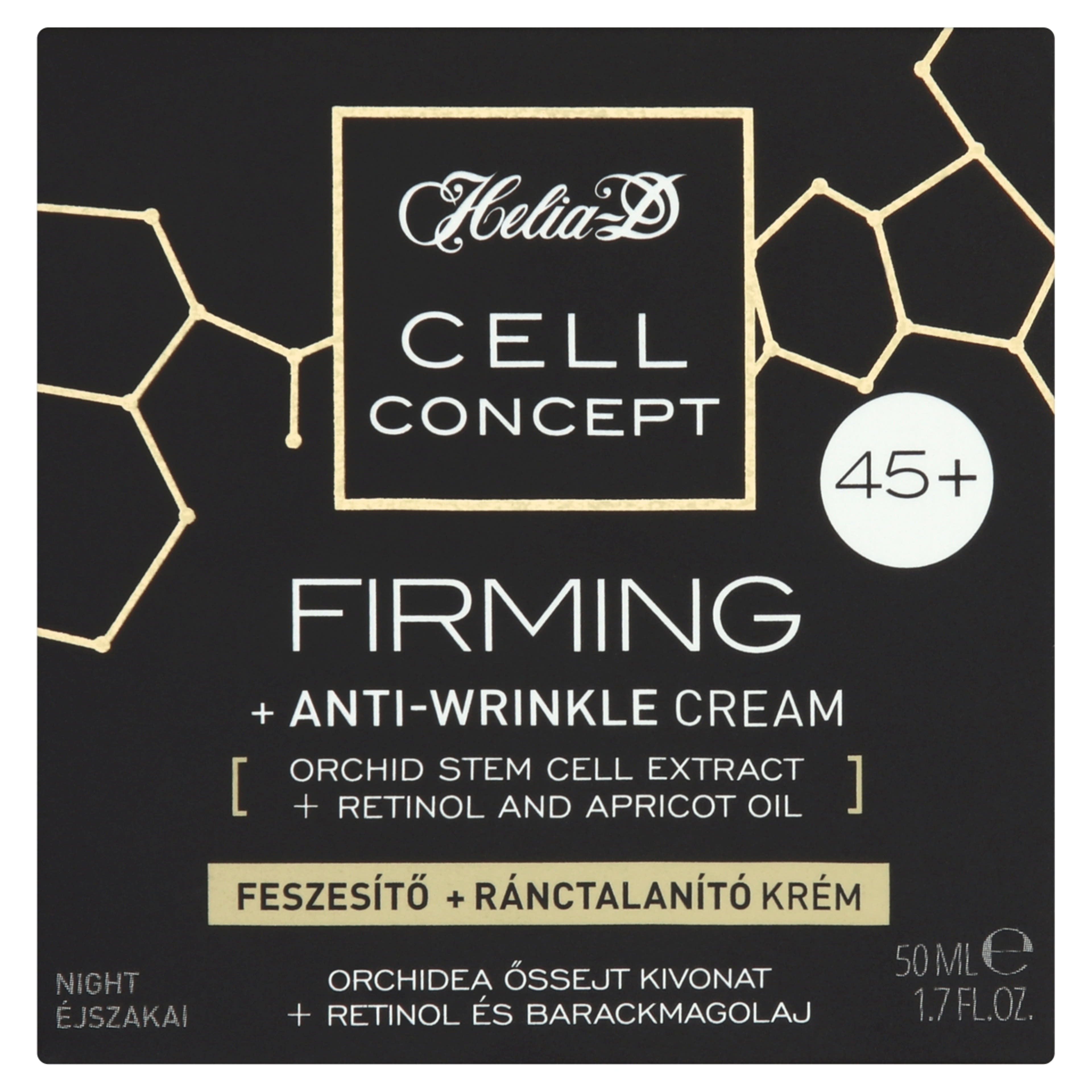 Helia-D Cell Concept feszesítő ránctalanító éjszakai krém 45+ - 50 ml-1