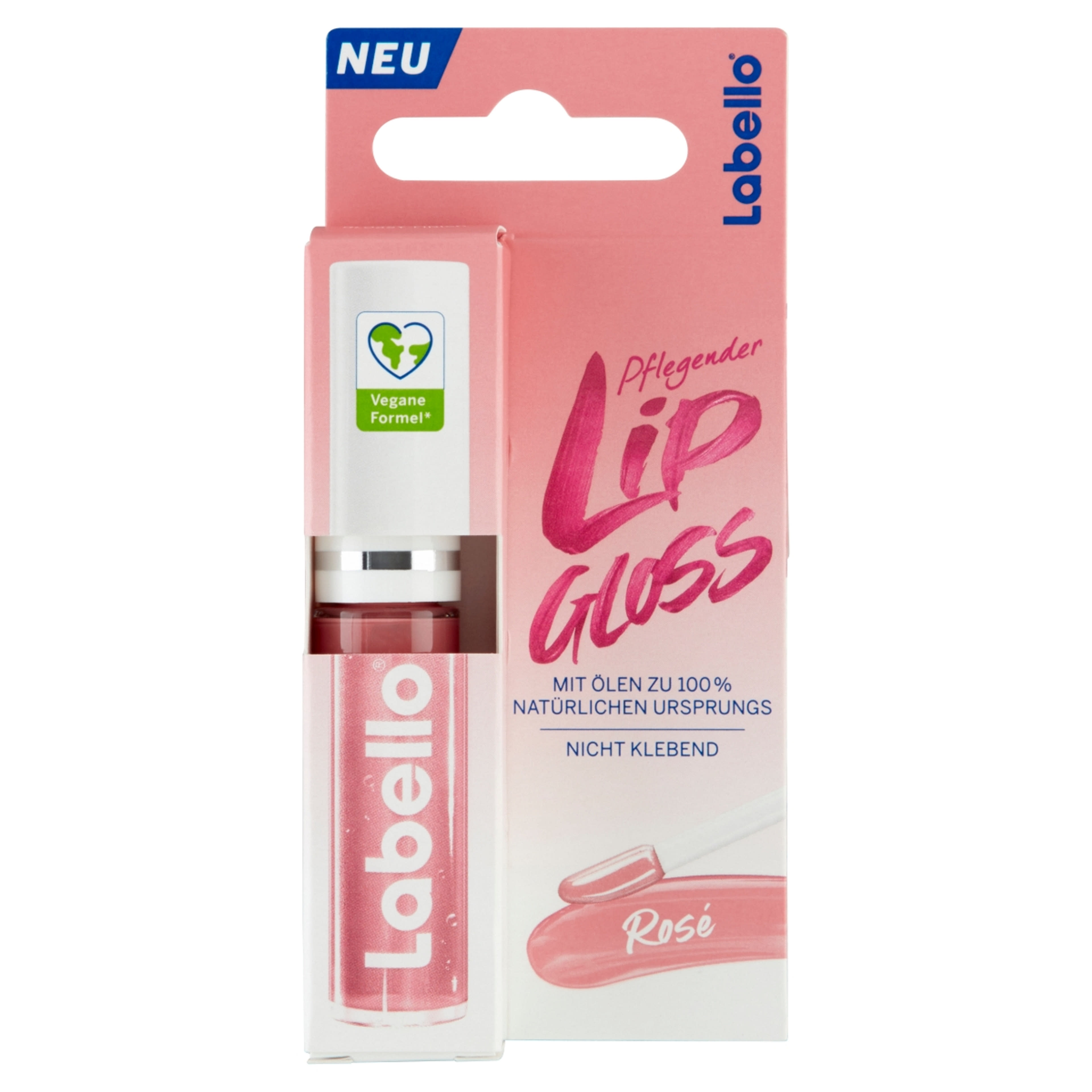 Labello Lip Oil Glossy Finish Rose Blush szájfény - 5,5 ml-1